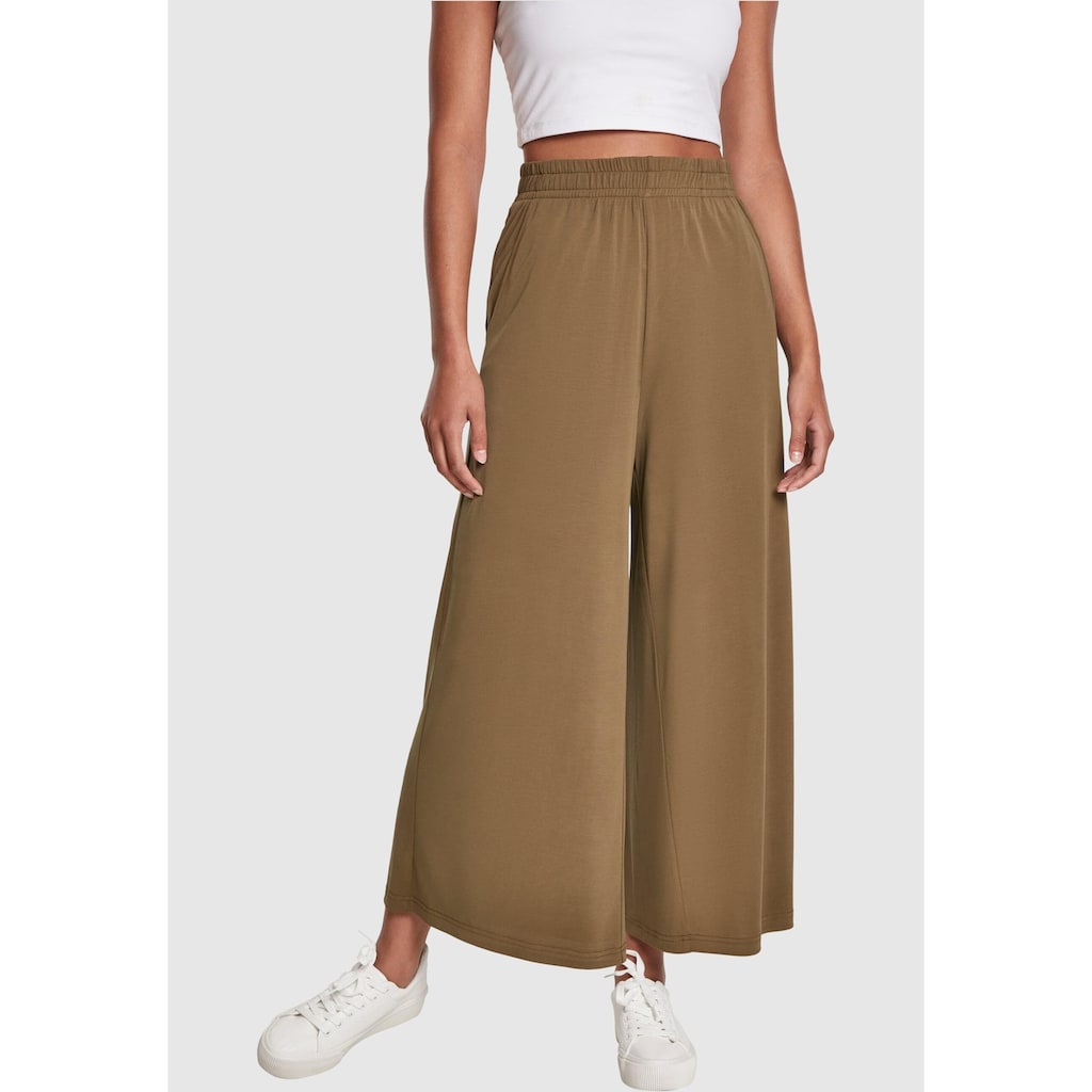 URBAN CLASSICS Bequeme Jeans »Urban Classics Damen Ladies Modal Culotte«, (1 tlg.)