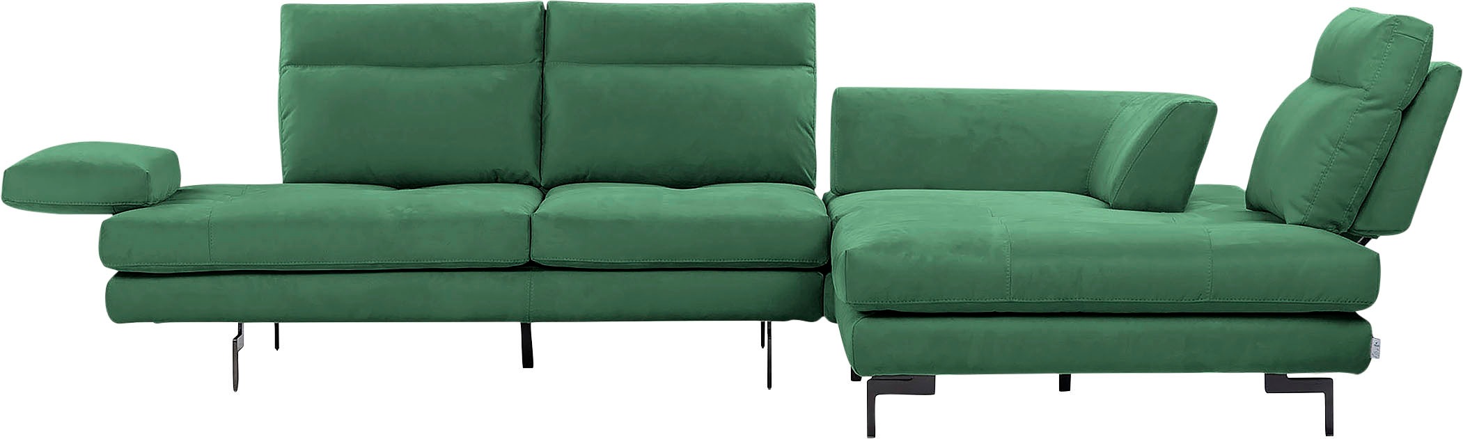CALIA ITALIA Ecksofa "Toby Wing, Komfortsofa mit Sitzkomfort der Extraklass günstig online kaufen