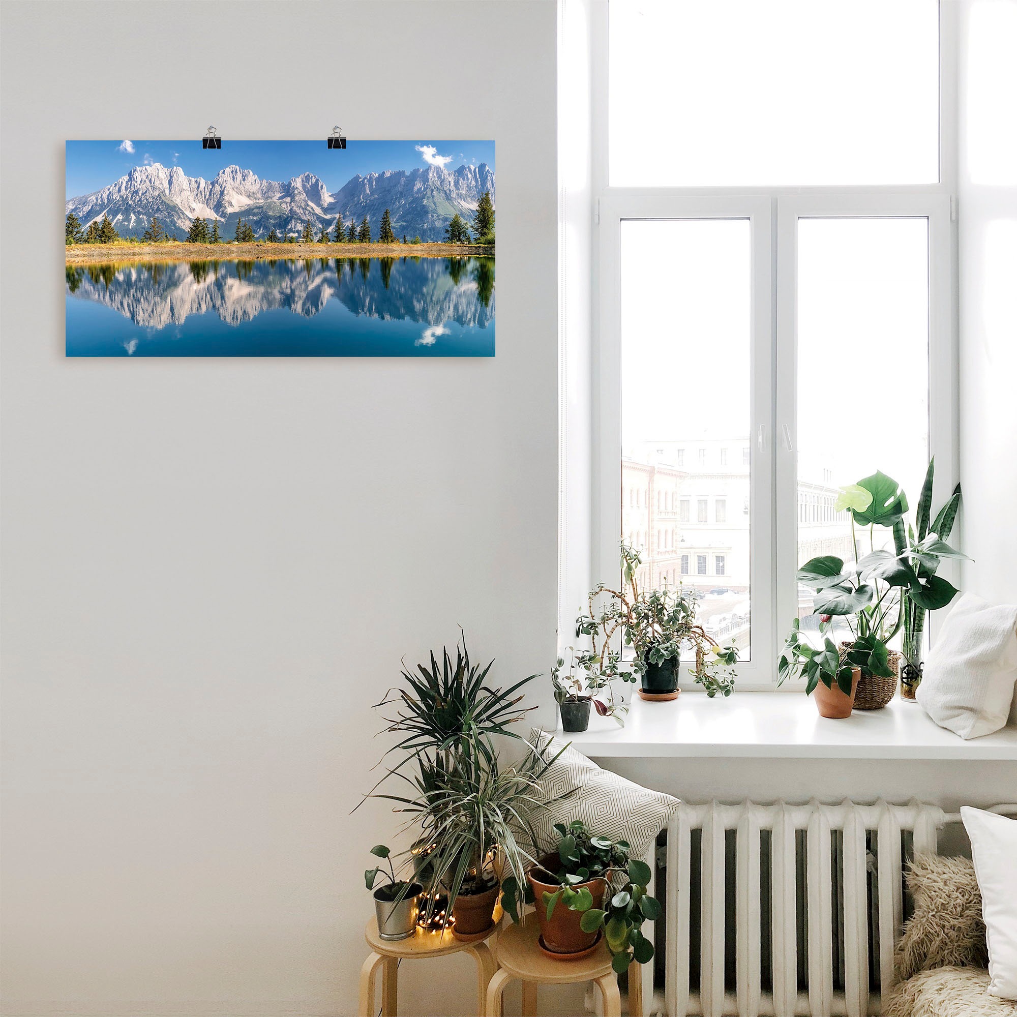 Artland Wandbild "Kaisergebirge Tirol", Berge & Alpenbilder, (1 St.), als A günstig online kaufen