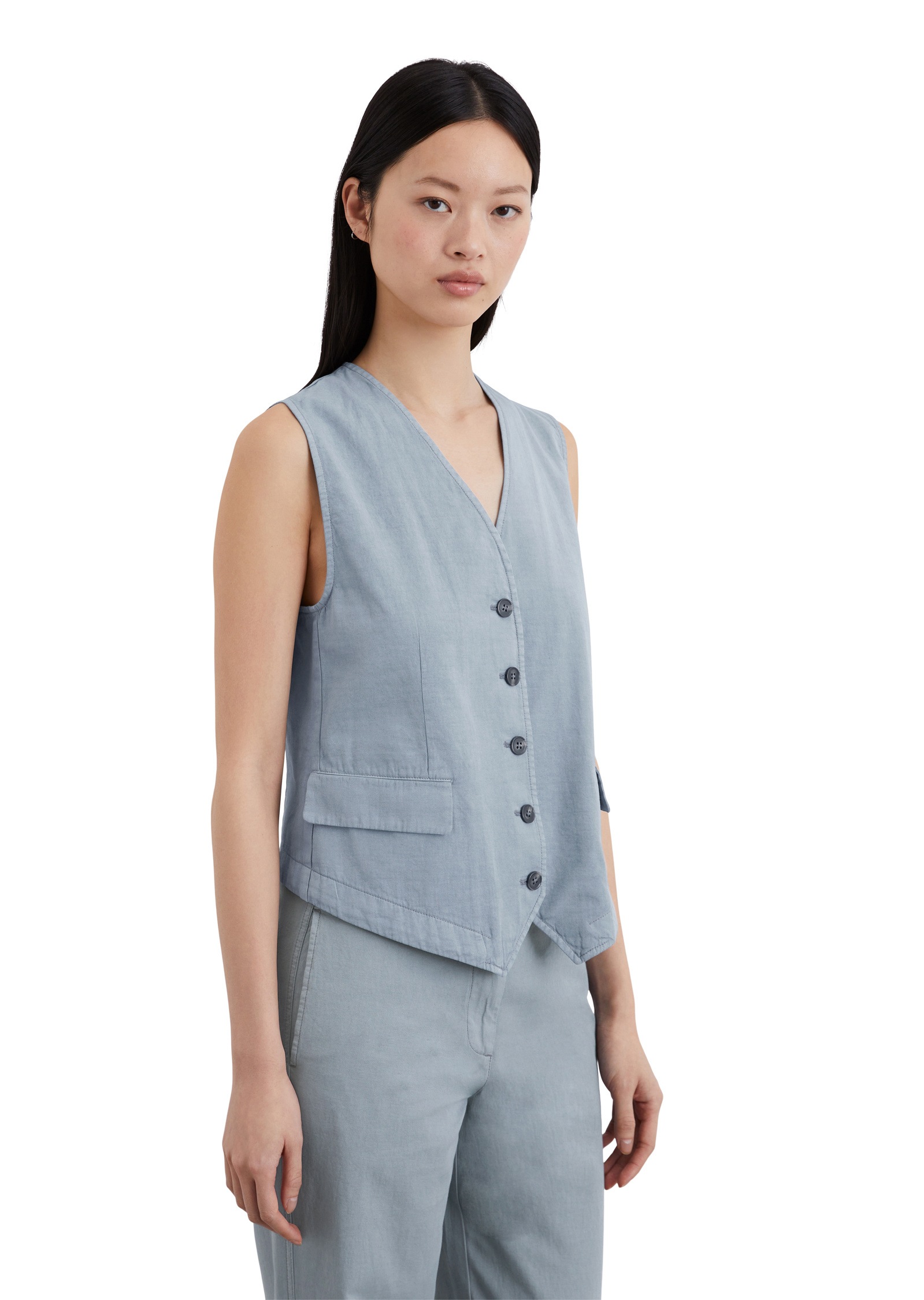 Marc O'Polo Anzugweste »aus Organic-Cotton-Leinen-Mix«