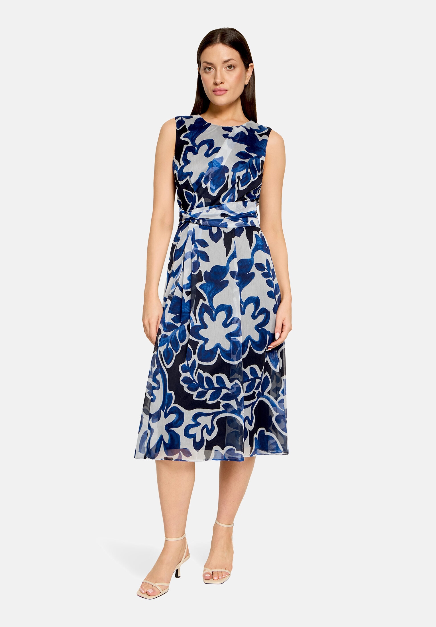 Betty&Co Chiffonkleid »Damen ohne Arm« Ohne Tasche