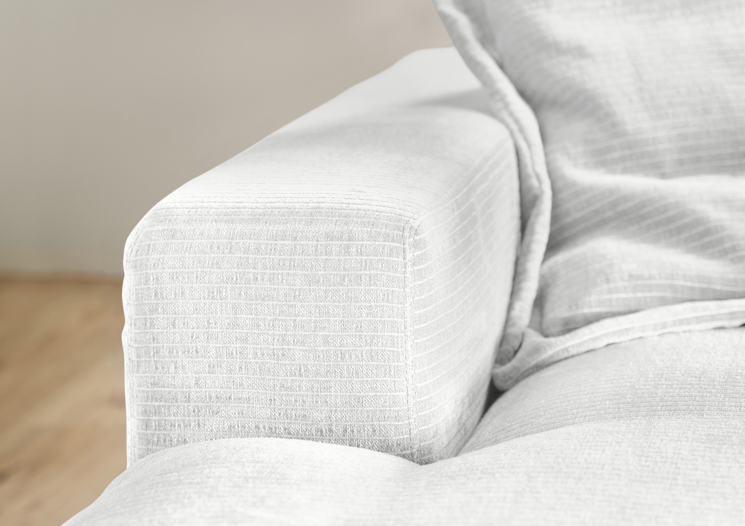 Musterring Ecksofa »Lucia« verschiedene Farben, großer Longchair mit Armlehne, B330 x T190 cm