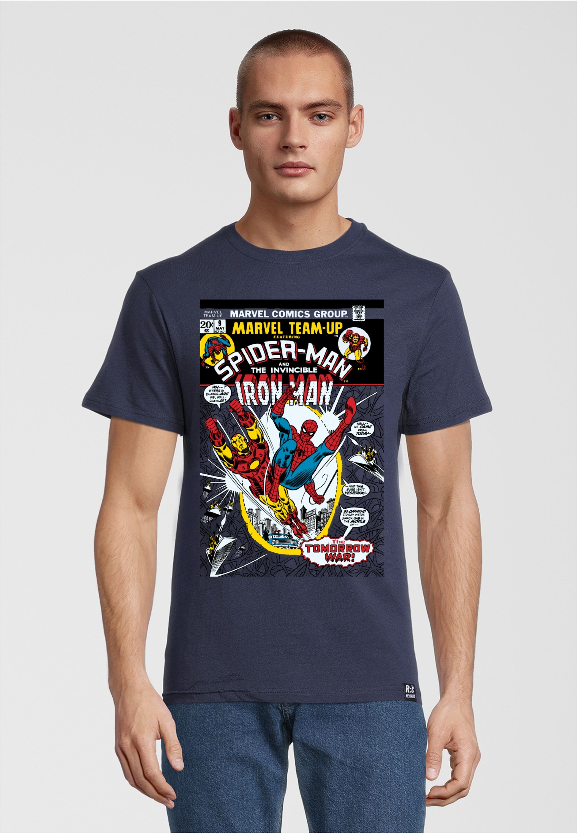 Recovered T-Shirt "Marvel Team Up", im zeitlosen Design günstig online kaufen