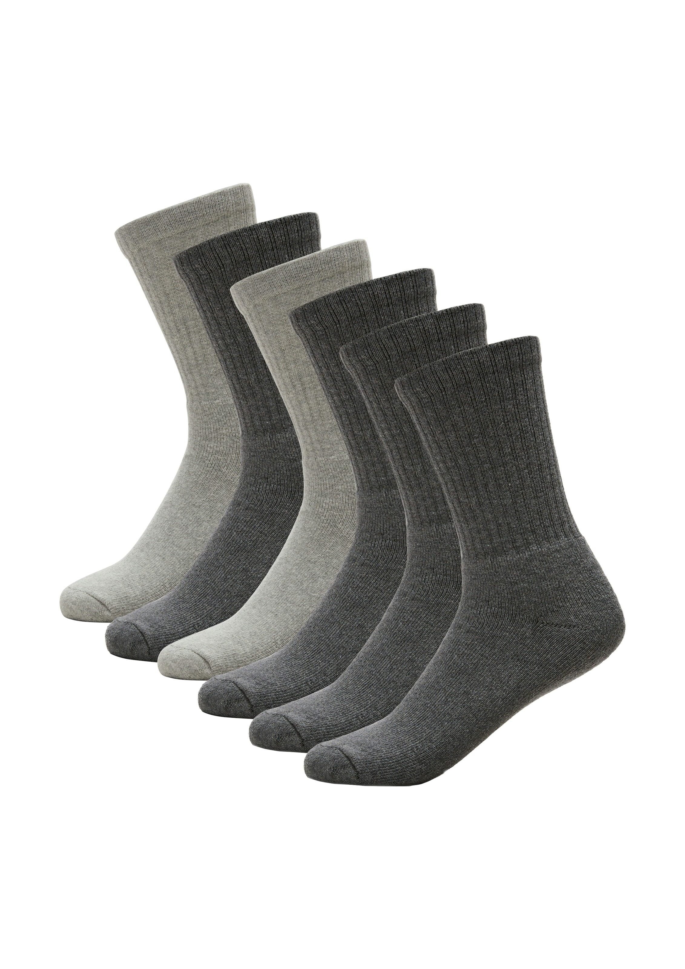 s.Oliver Sportsocken »essentials« 6 Paar tlg. elastischer, druckfreier Bund