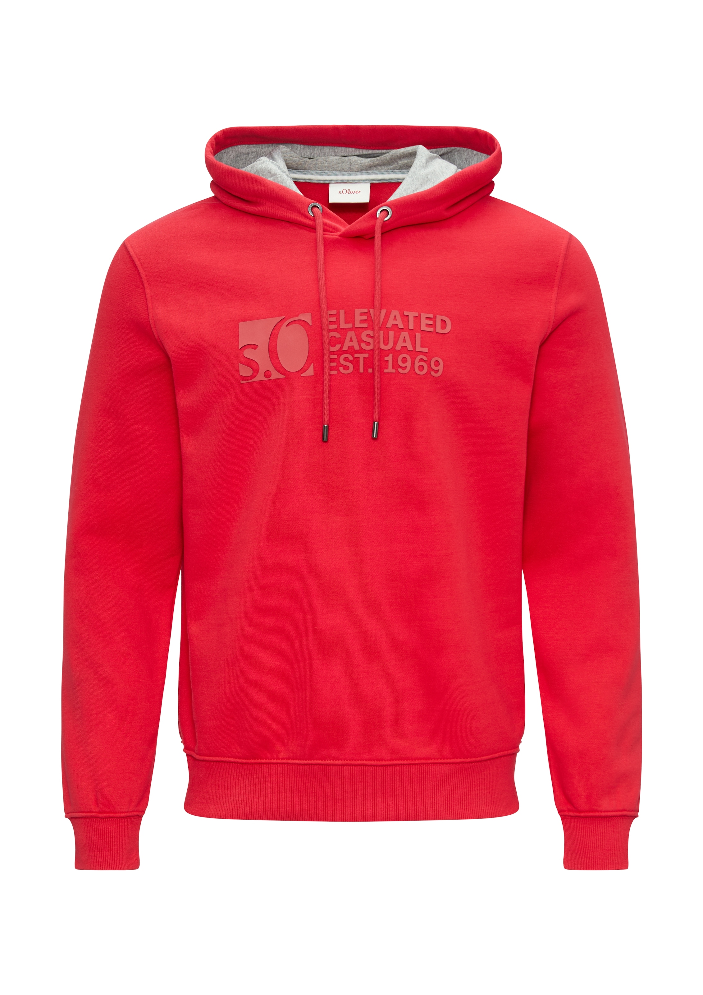 s.Oliver Kapuzensweatshirt, mit Front-Print