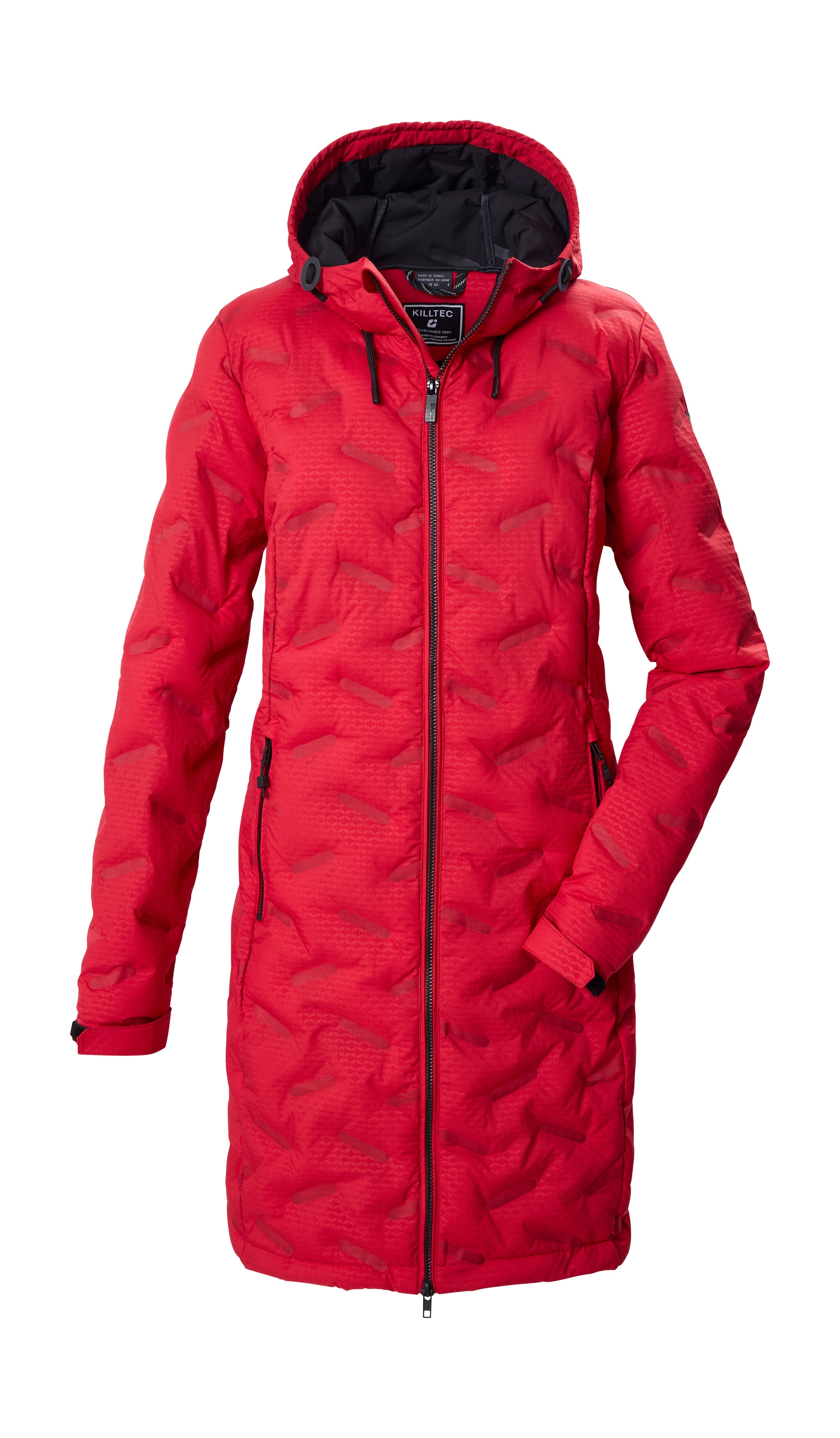 Killtec Steppmantel "KOW 54 WMN QLTD PRK" Winddichter Steppparka, wasserabweisend, verstellbare Kapuze