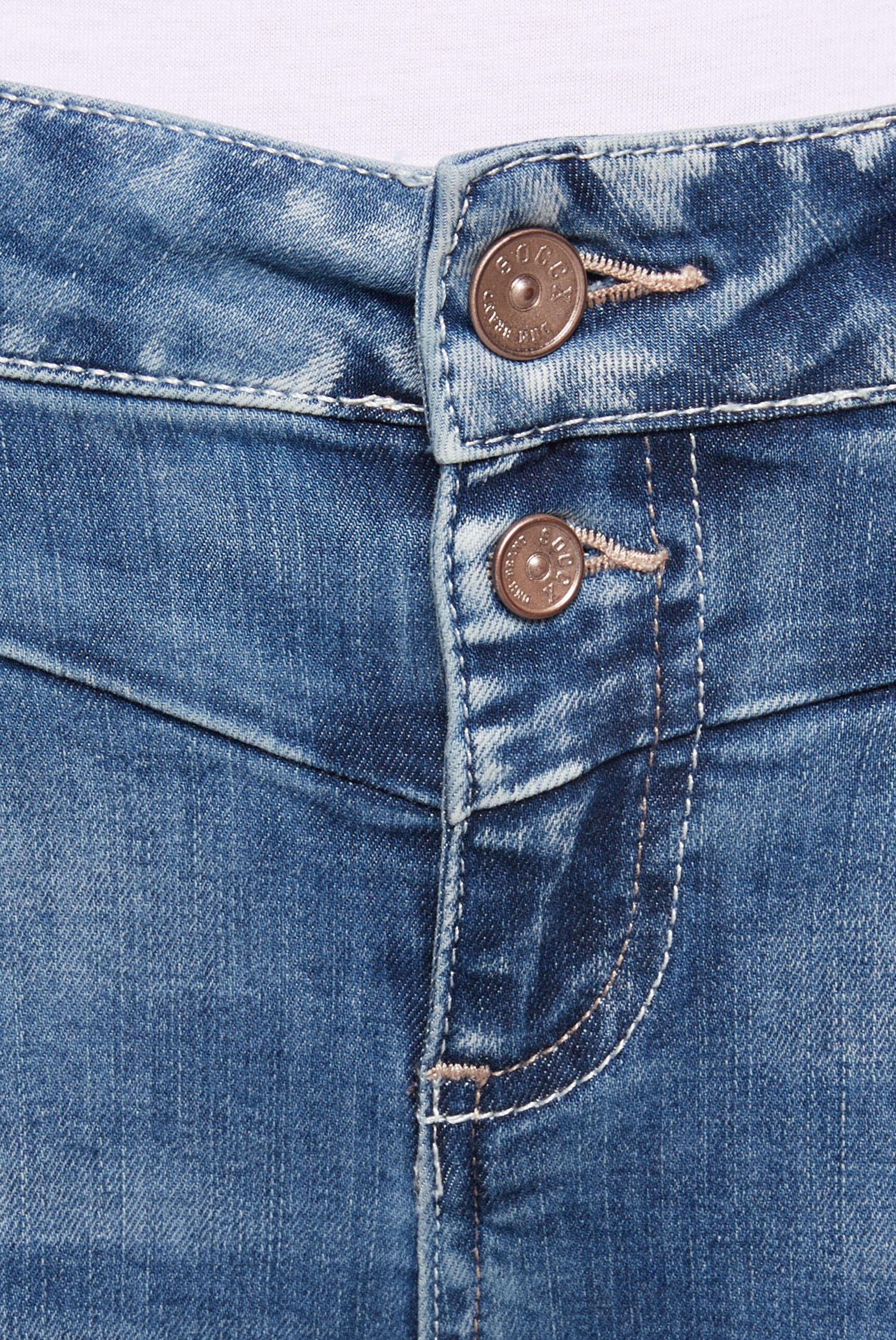SOCCX Slim-fit-Jeans, mit normaler Leibhöhe