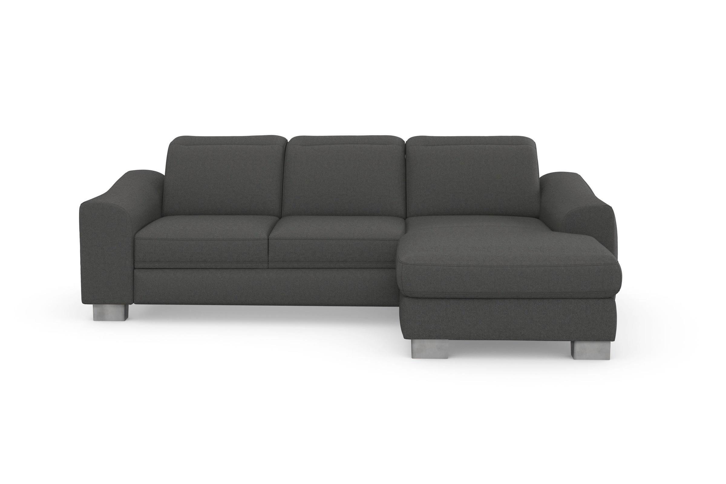 sit&more Ecksofa "Dundee L-Form" mit Federkern und Edelstahlfüßen, wahlweis günstig online kaufen