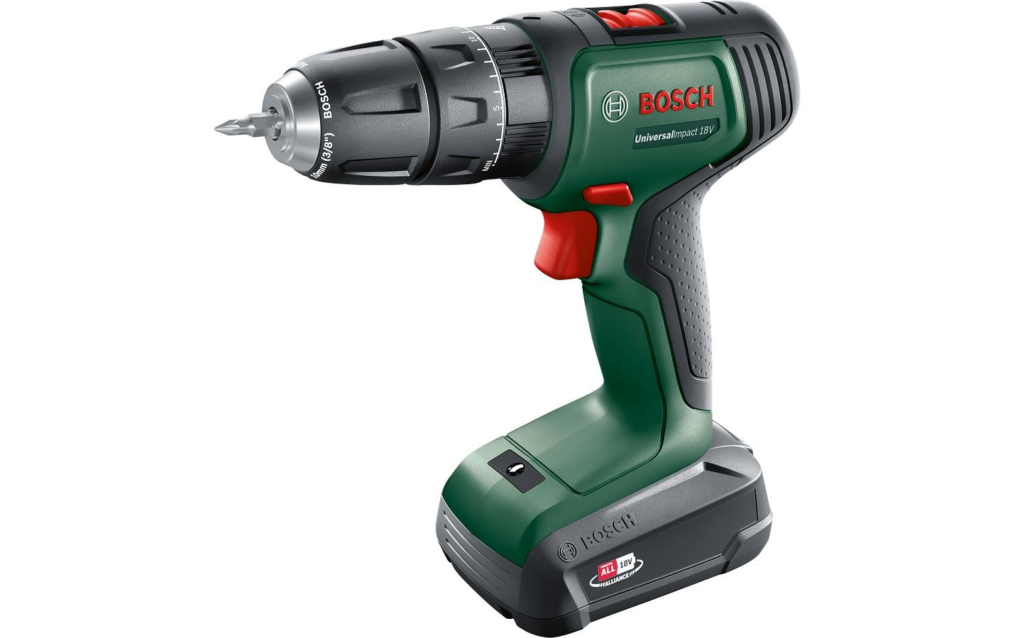 BOSCH Akku-Schlagbohrmaschine »Univ« Mit Akku/LadegerätBohren, Schlagbohren, Schrauben