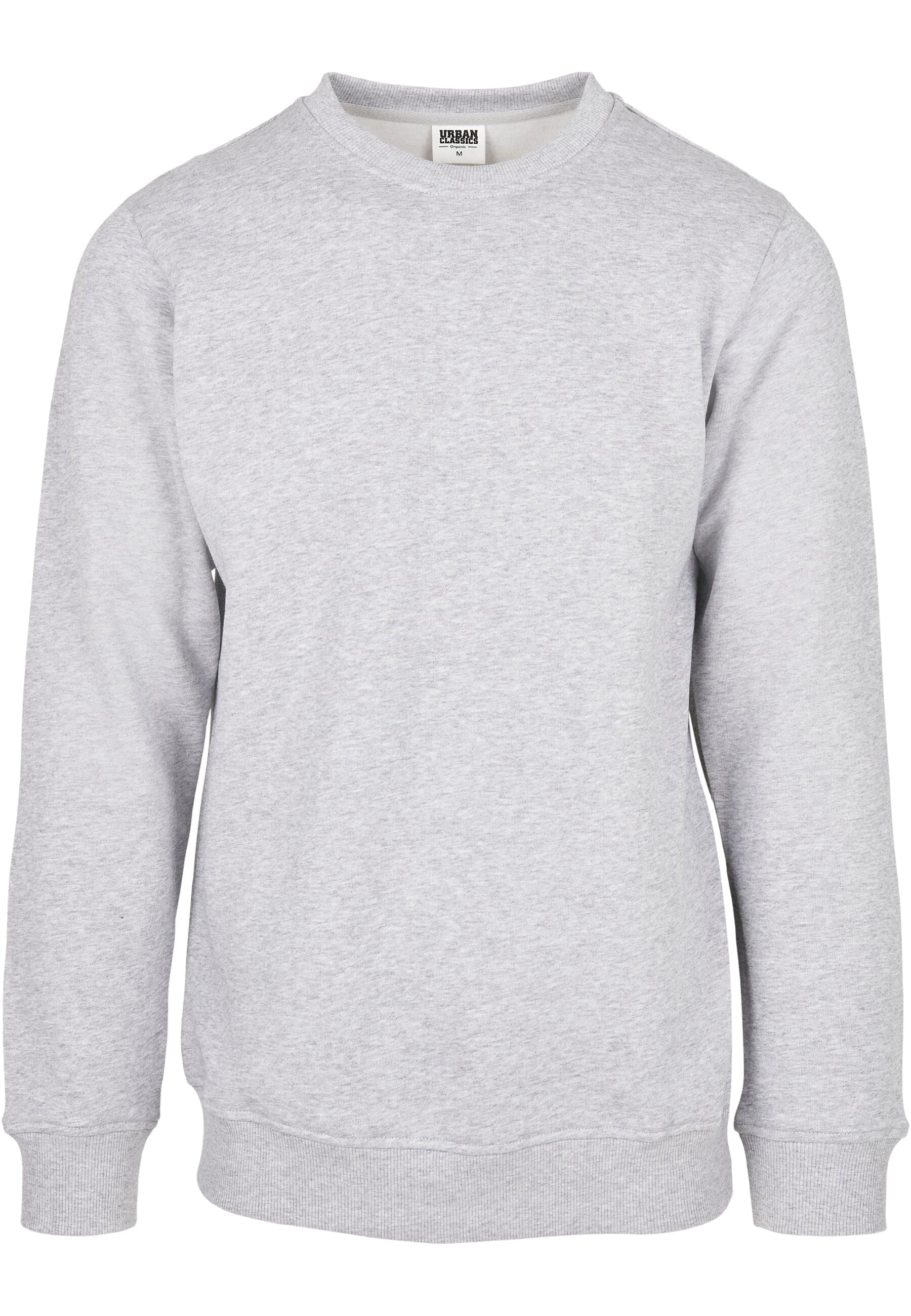URBAN CLASSICS Rundhalspullover "Urban Classics Herren Organic Basic Crew" günstig online kaufen