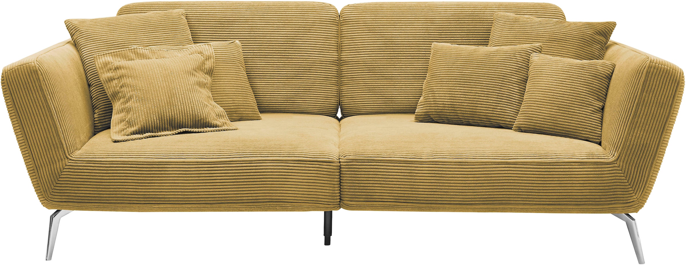 Big-Sofa »SO 4500«, Füße in zwei Farben, wahlweise mit Kopftütze, Breite 260cm