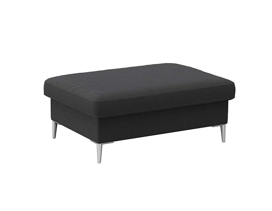 FLEXLUX Pouf "Fiore", Kaltschaum, Füße Alu