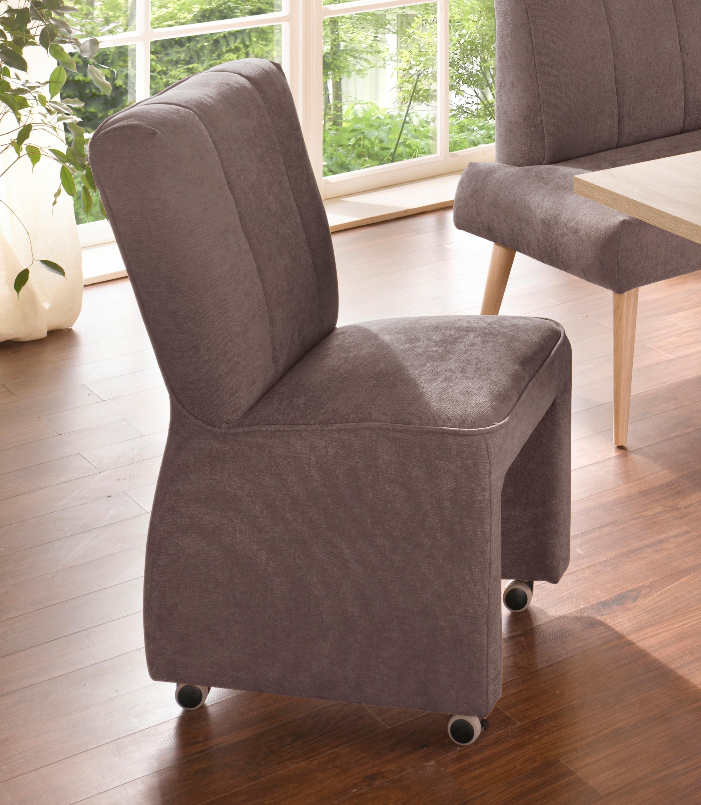 exxpo - sofa fashion Sessel "Costa, Loungesessel, Hochlehnsessel, auf Rolle günstig online kaufen