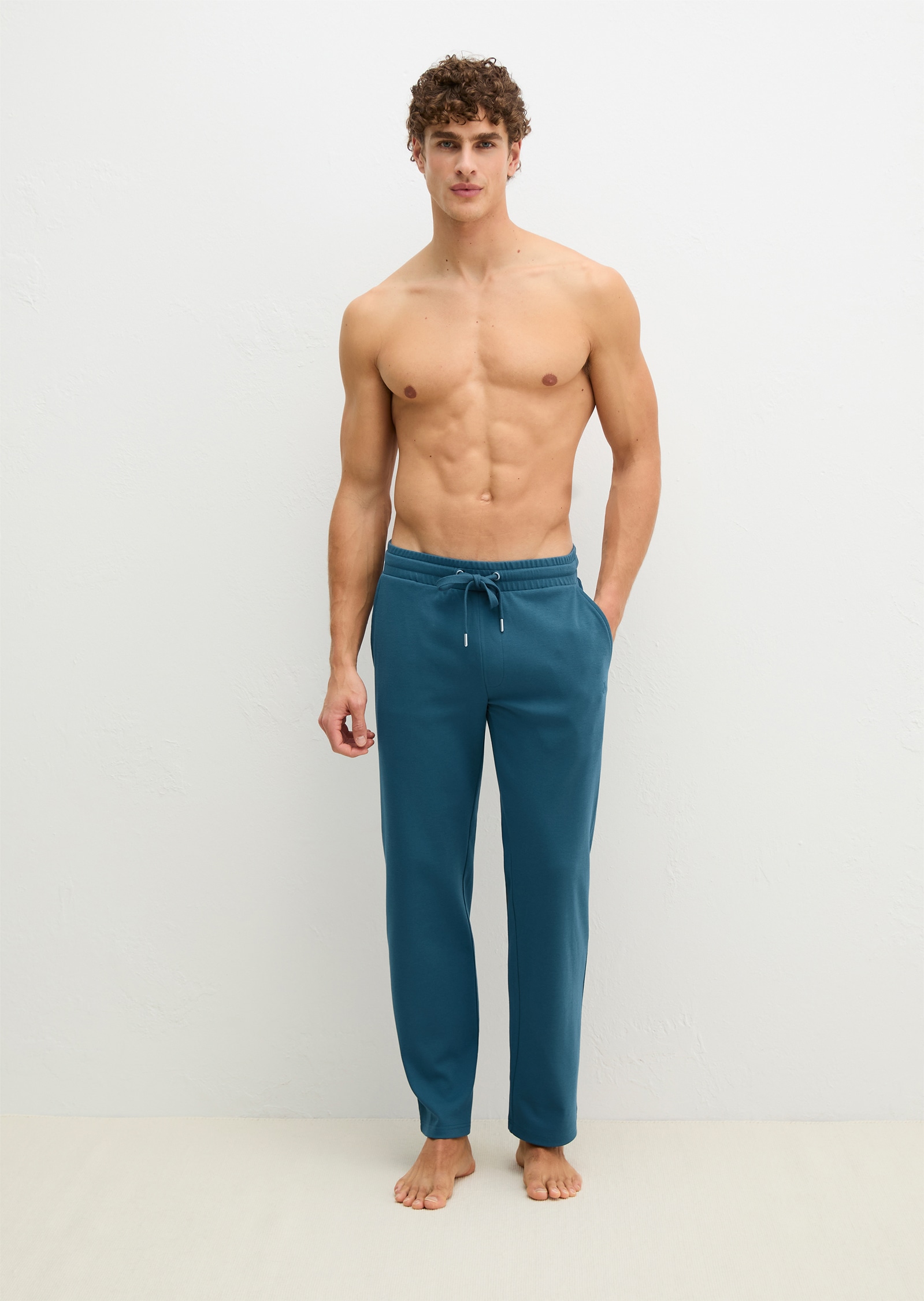 Marc O'Polo Loungehose »Mix N Match Interlock«  mit Gummizug und Bindeband