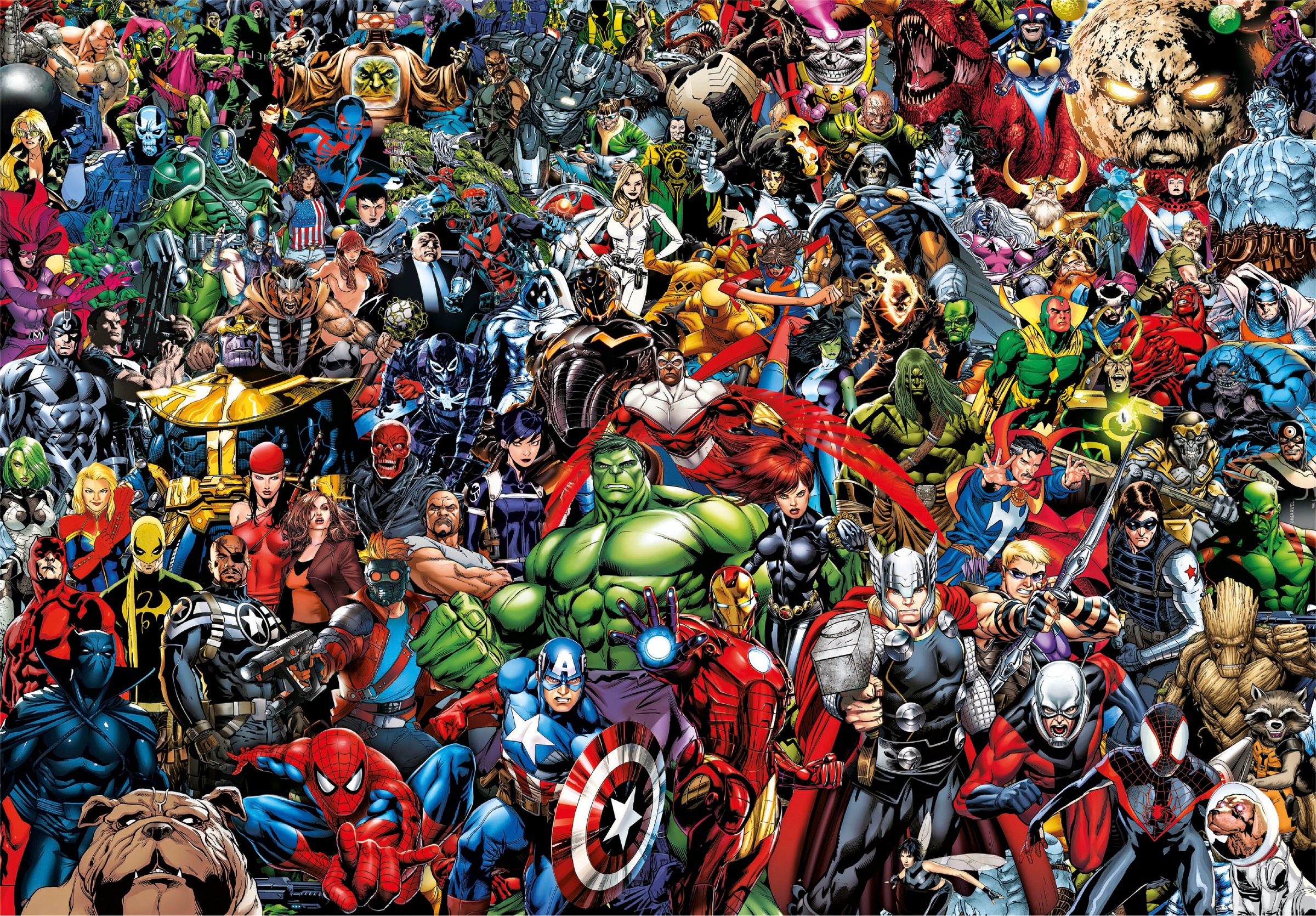 Clementoni® Puzzle »Impossible, Marvel Universe Compact, mit neuer Compact Box«, Made in Europe