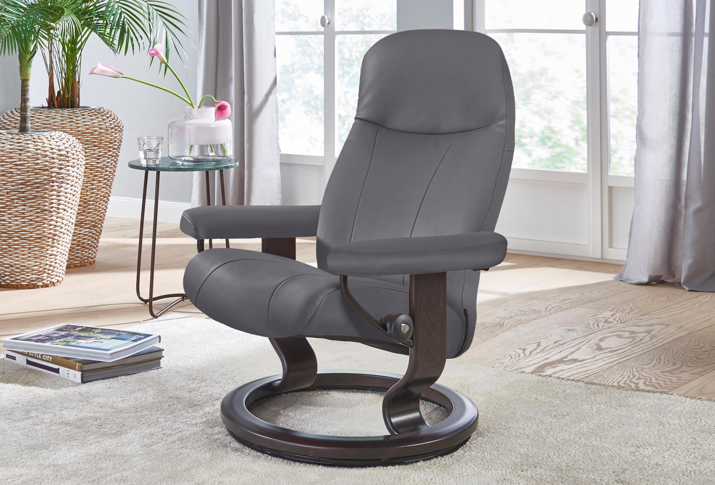 Stressless Relaxsessel "Garda", mit Classic Base, Größe L, Gestell Wenge