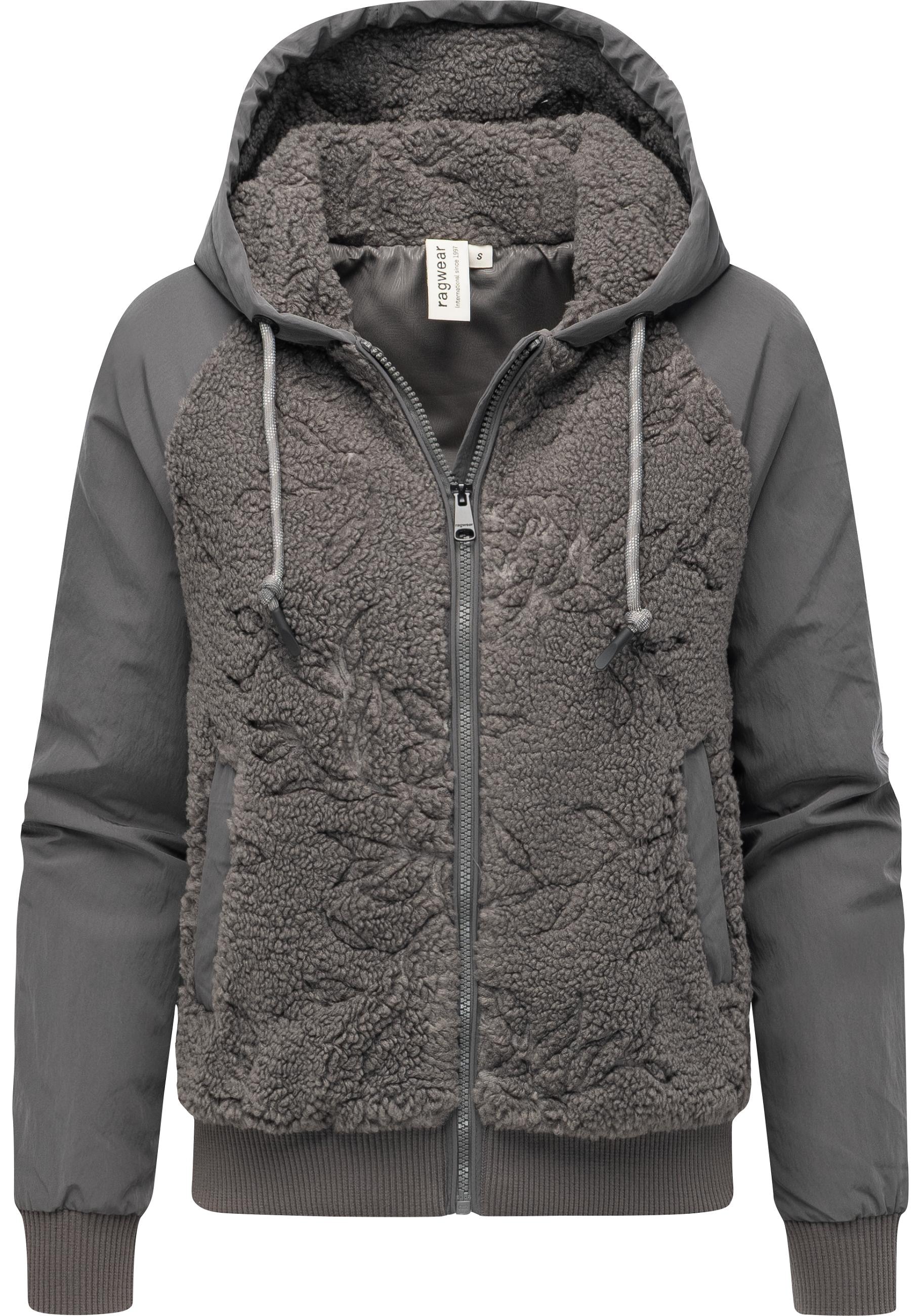 Ragwear Plüschjacke »Talianita YOUMODO« mit Kapuze Leicht gefütterte Teddyjacke mit Kapuze