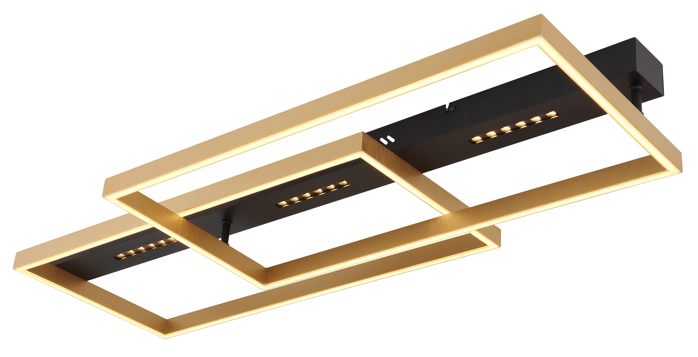 GLOBO LIGHTING LED Deckenleuchte »LUFFY«, Leuchtmittel LED-Modul | LED fest integriert, Deckenlampe/LxBxH: 900x398x102mm/Wohnzimmer/Schlafzimmer/modern