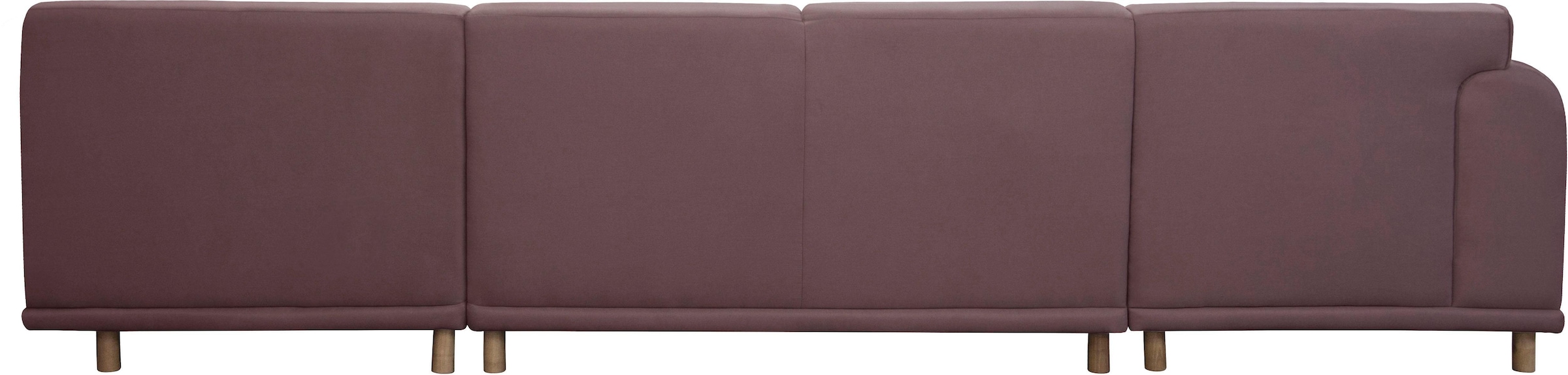 andas Wohnlandschaft »Maroon U-Form«, in skandinavischem Design, mit losen Kissen