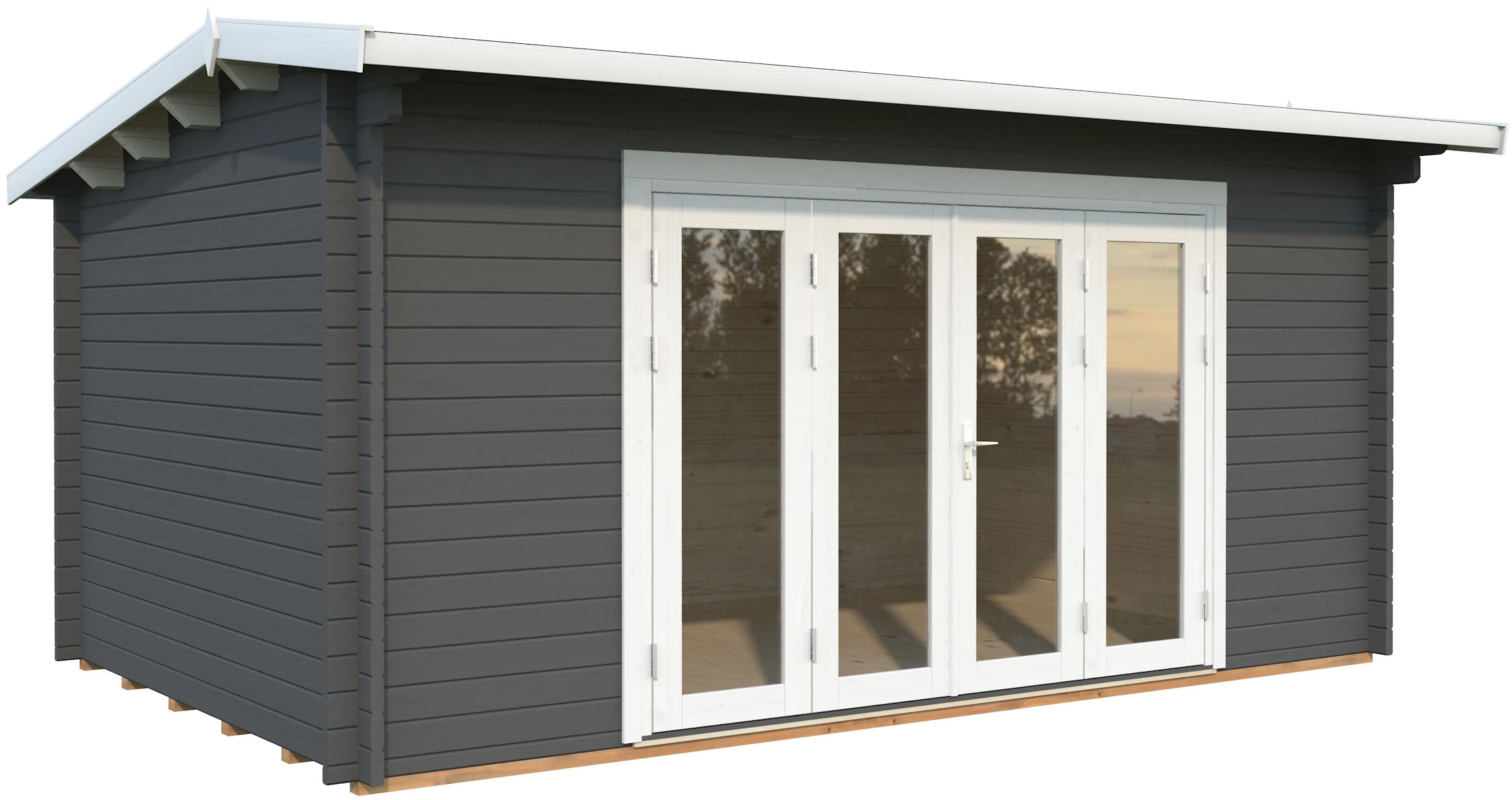 Palmako Gartenhaus "Ines Bitfold" verschiedene Farben
