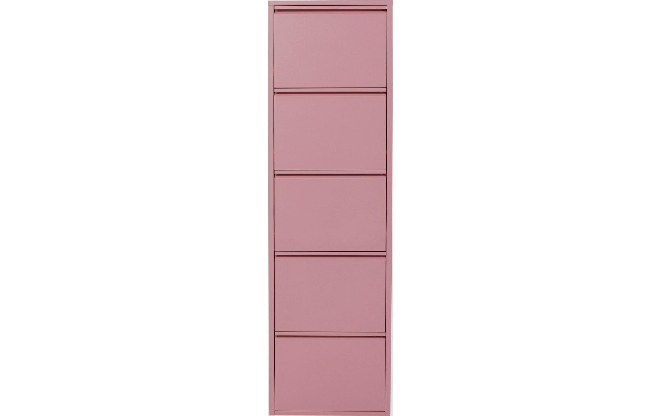 KARE DESIGN Schuhkipper Caruso 5-er Rosa Stahl 10 Paar - Image 4