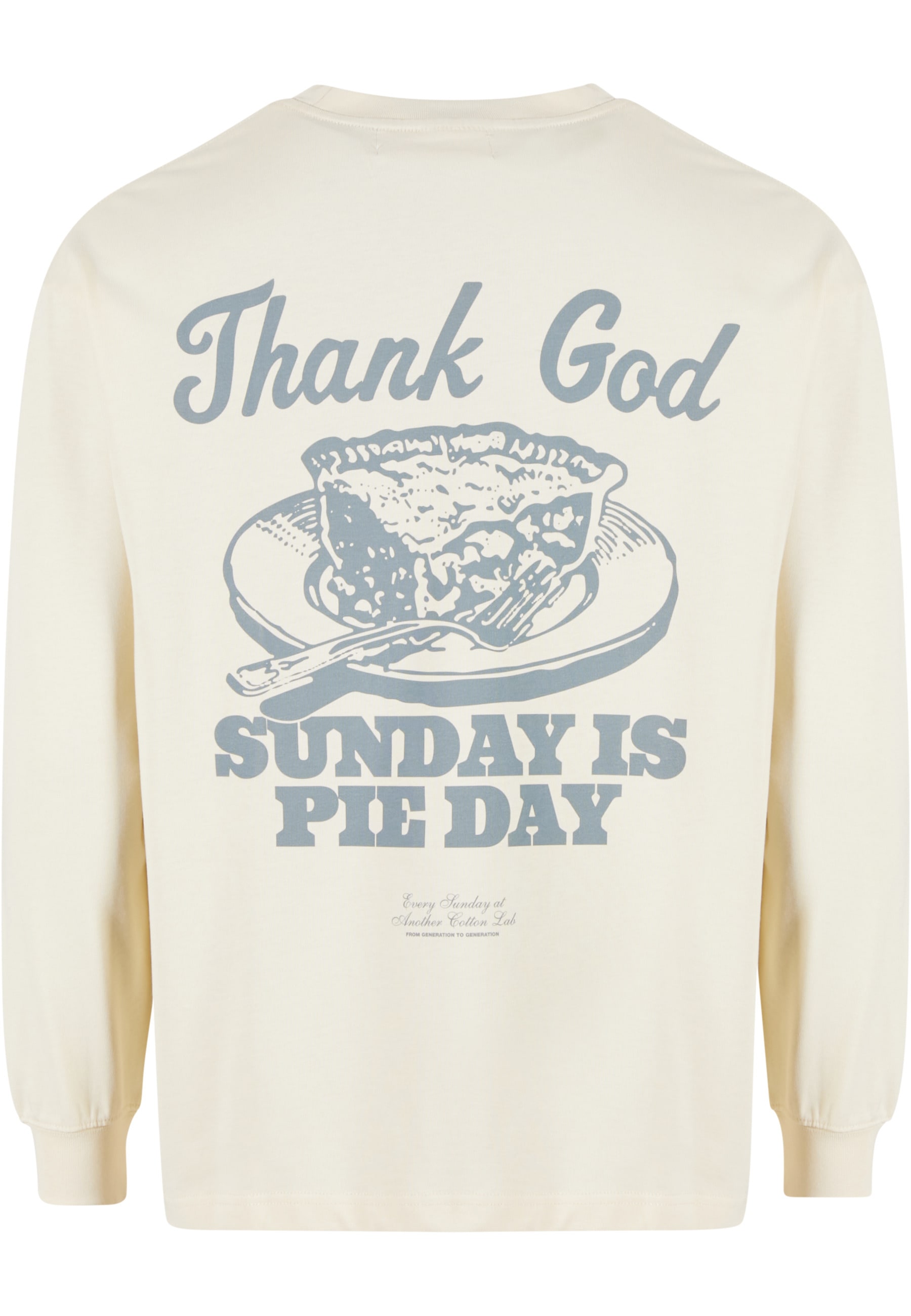 Another Cotton Lab Rundhalspullover »Another Cotton Lab Pie Day Oversized Longsleeve« 1