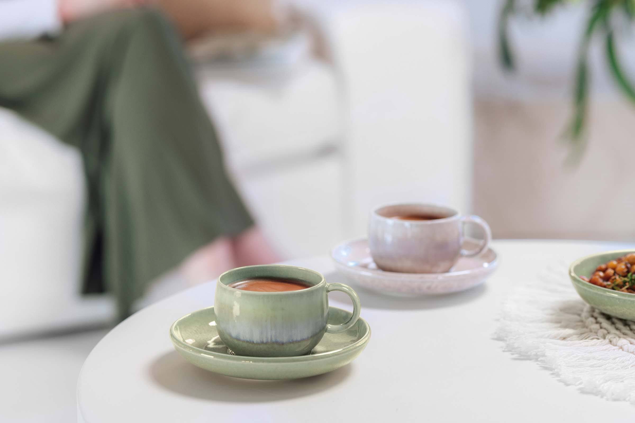 like. by Villeroy & Boch Espressotasse »Espressotassen Perlemor Alga 60 ml 6er Set grün«