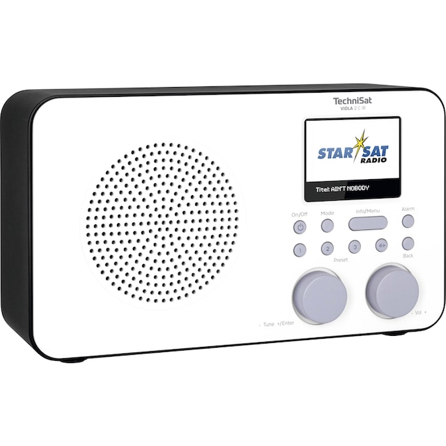 TechniSat Internet-Radio »VIOLA 2 C IR Tragbares«, (WLAN Digitalradio (DAB +)-UKW mit RDS-Internetradio), mit DAB+, Farbdisplay, Akku | BAUR