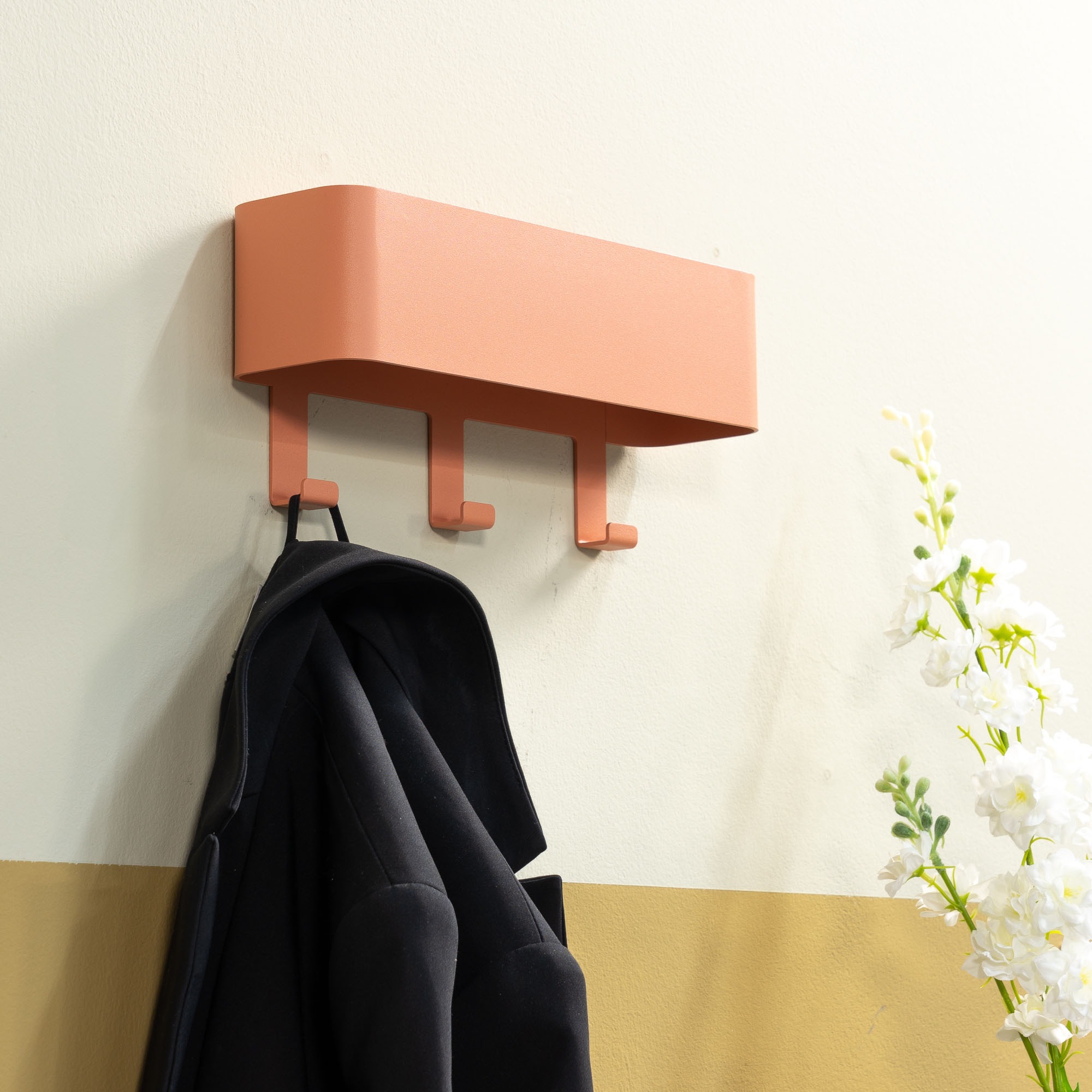 Spinder Design Garderobenhaken Metall, Breite 27 cm