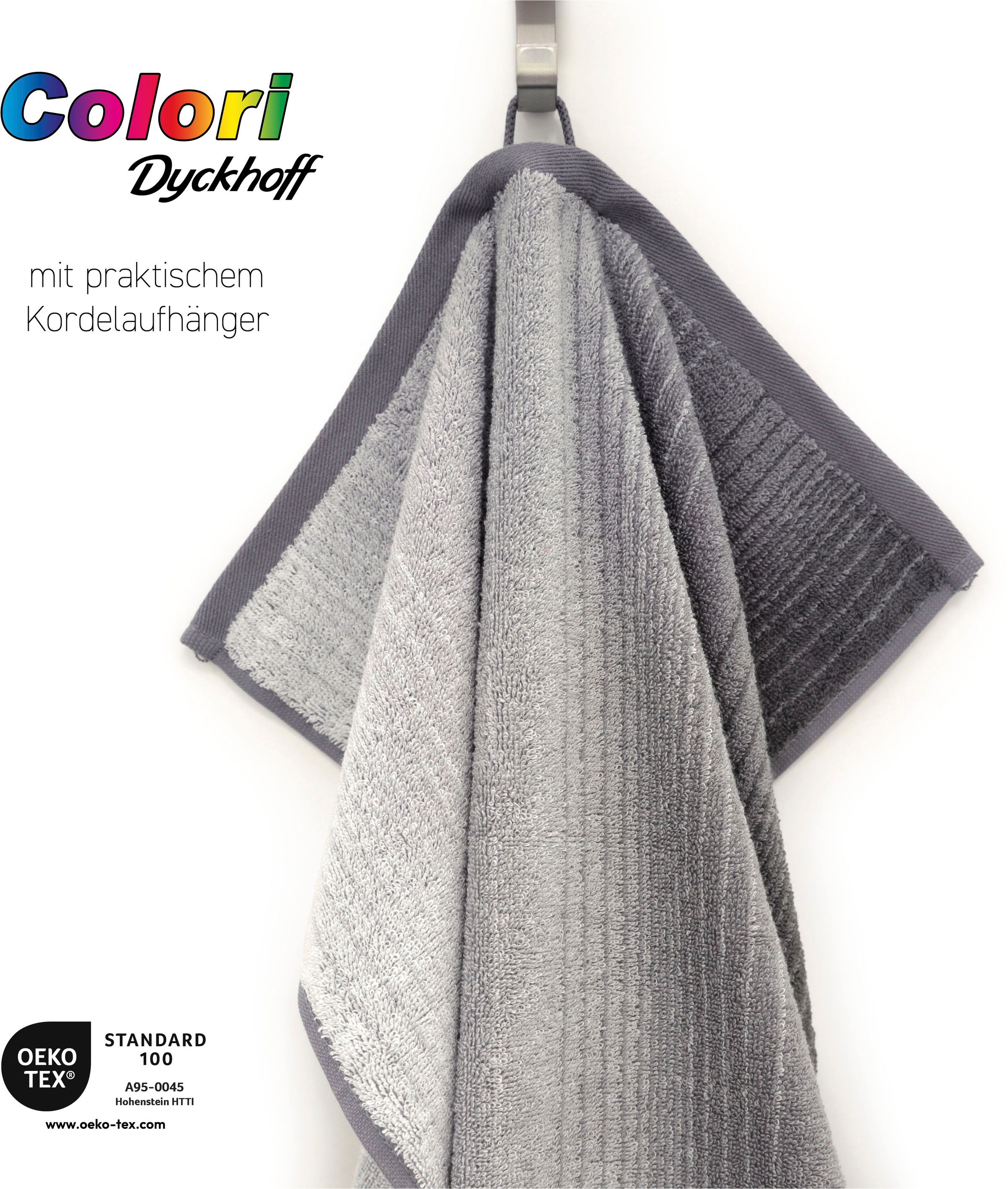Dyckhoff Handtücher »Colori«, (1 St., Badetuch 70 x 140 cm), mit Farbverlauf