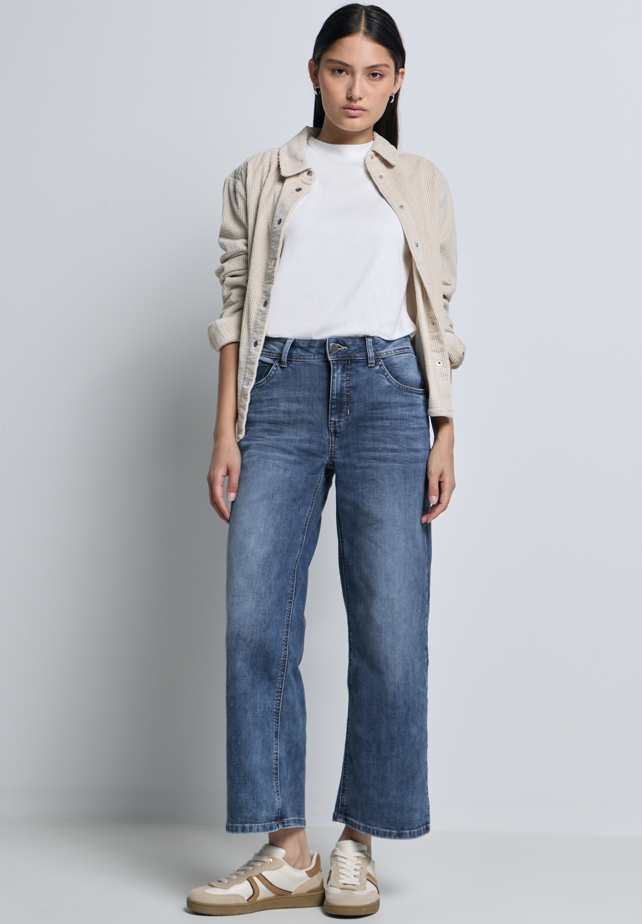 STREET ONE STUDIO Comfort-fit-Jeans, aus Baumwolle mit Stretchanteil