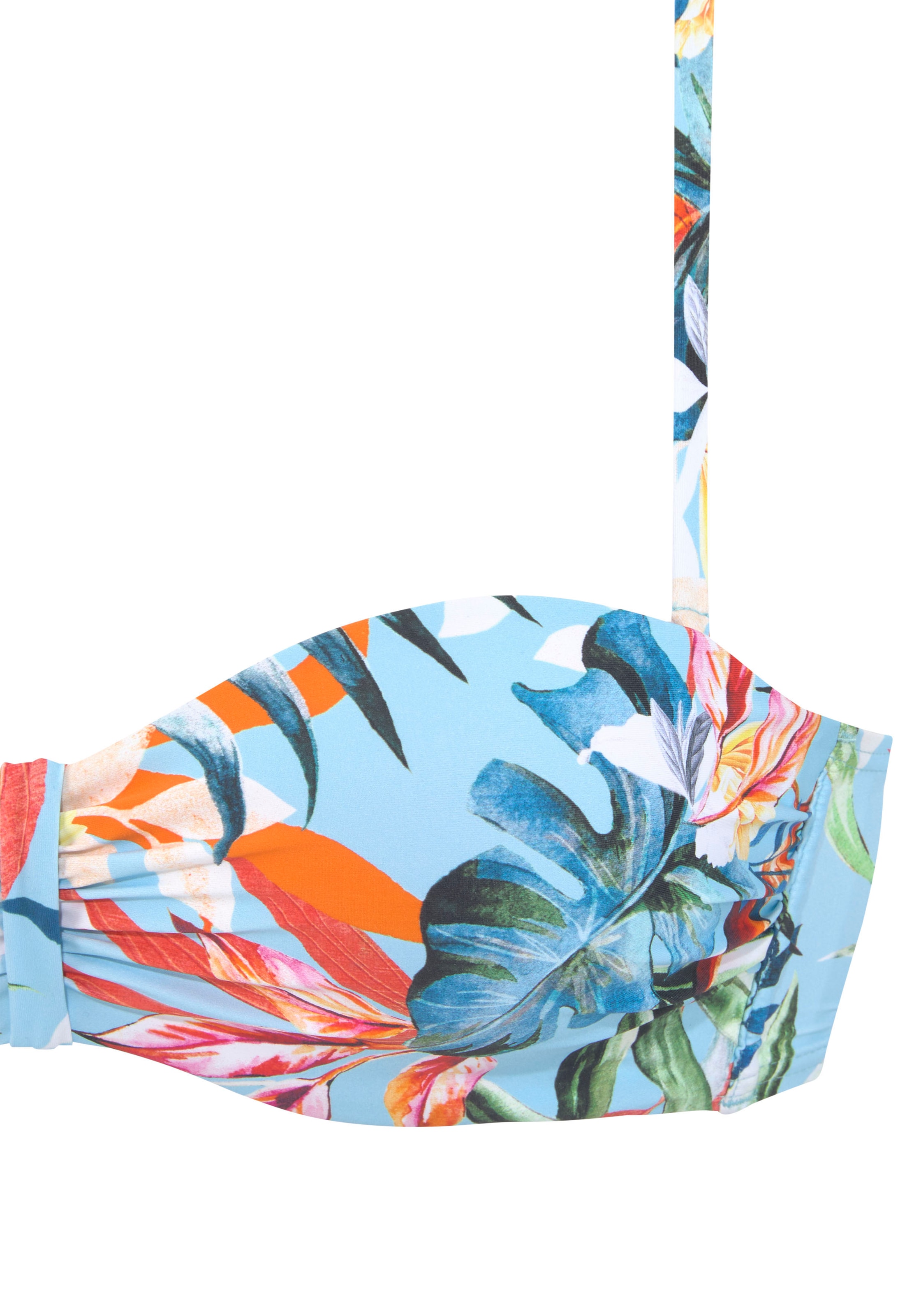 Venice Beach Bügel-Bandeau-Bikini-Top »Caru«, mit modernem Allover-Print