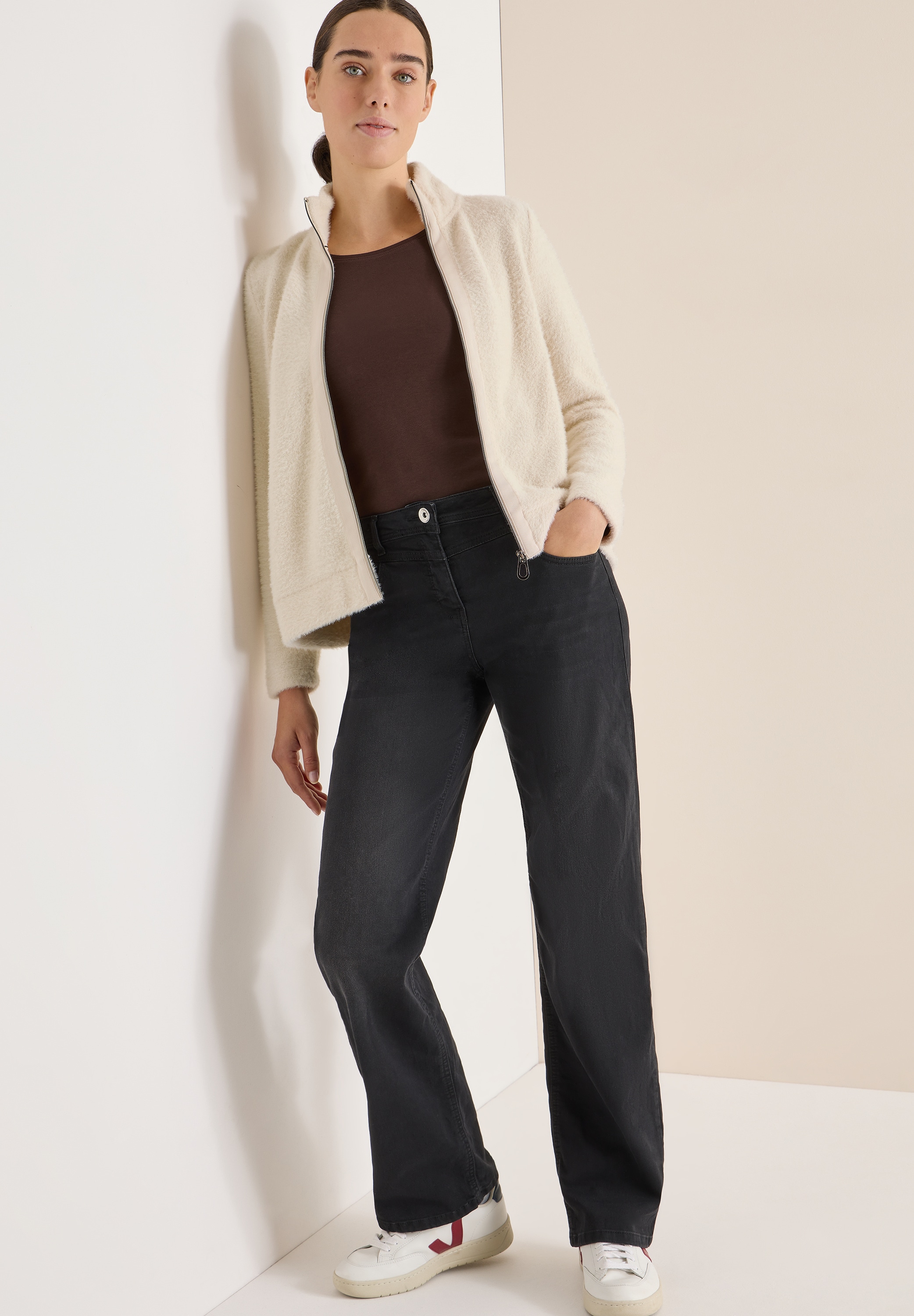 Cecil Strickjacke mit Taschen