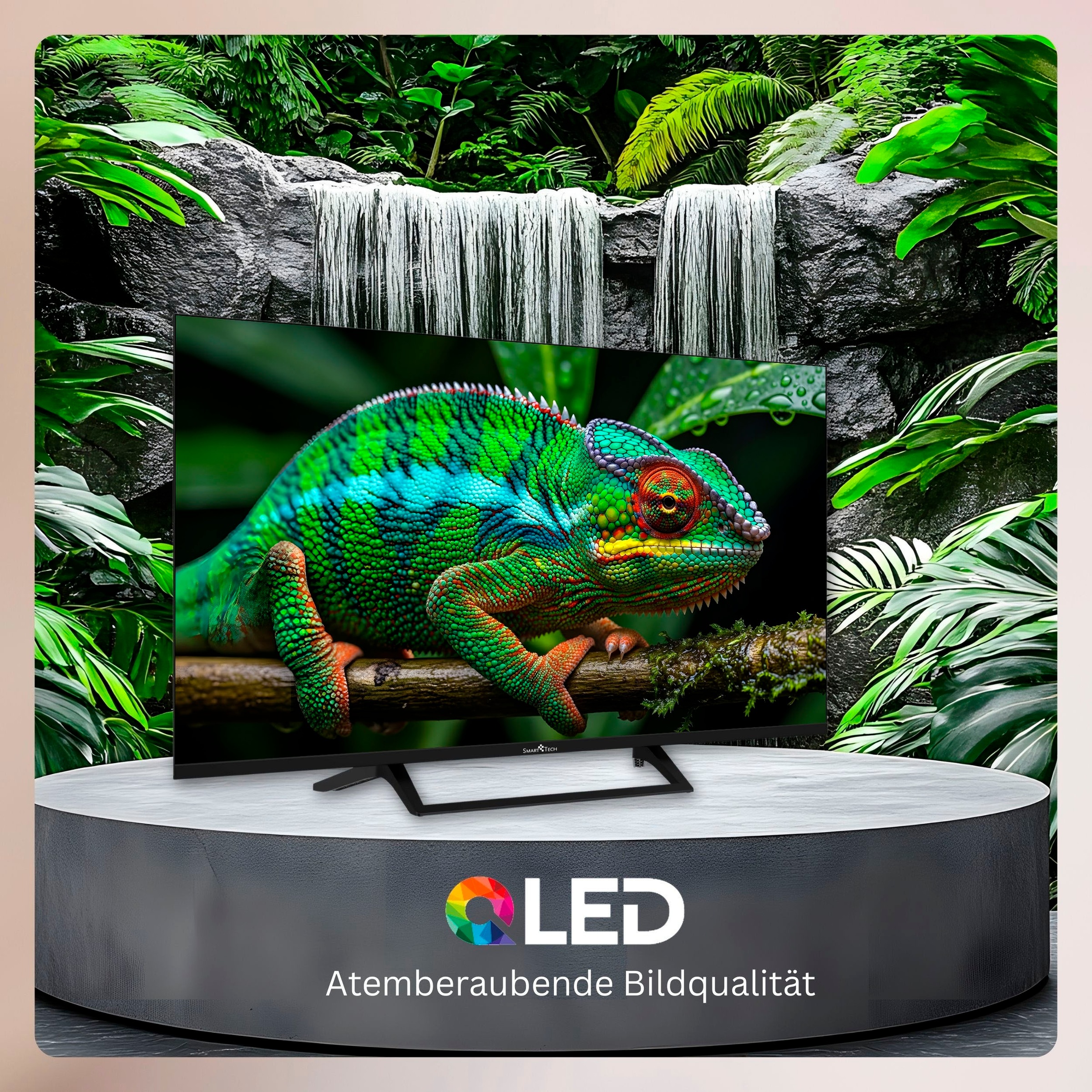 Smart Tech QLED-Fernseher »50QV02K« 126 cm/50 ″ Smart-TV