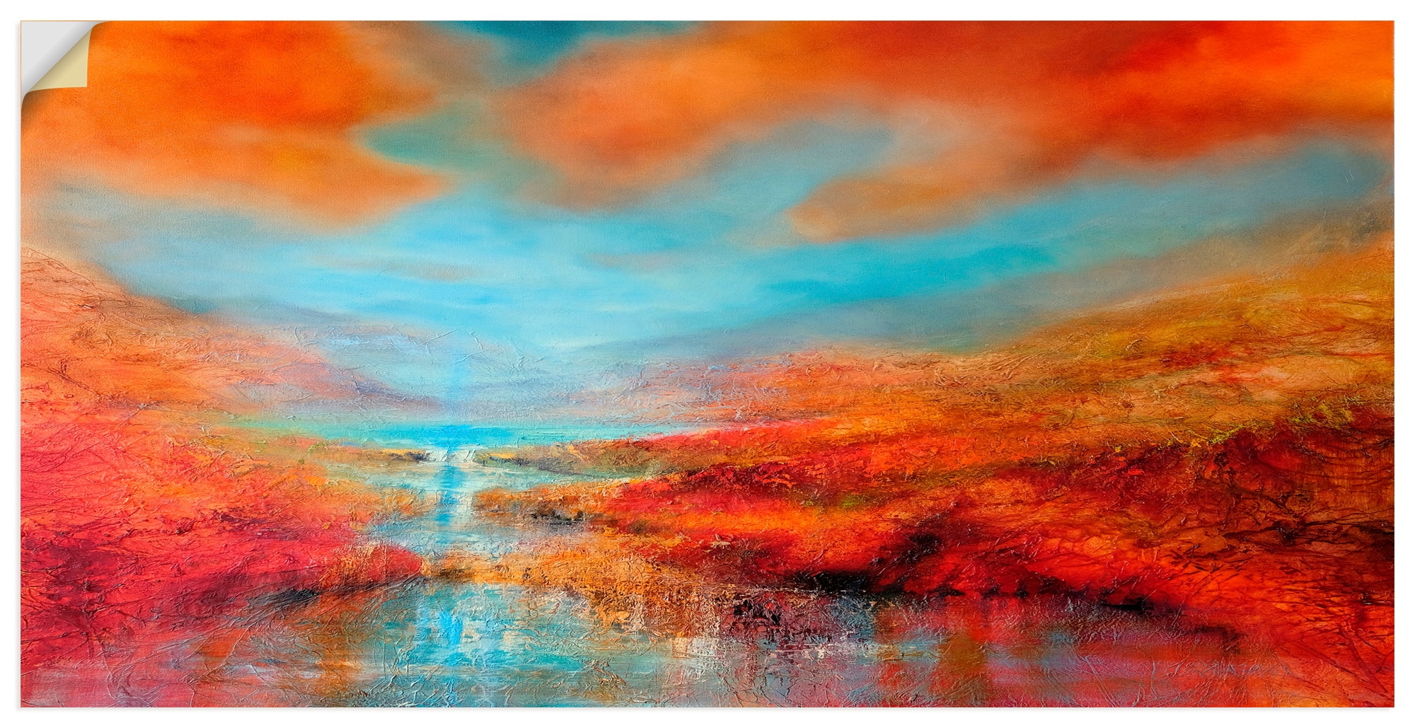 Artland Wandbild "Dreamland" Bilder vom Sonnenuntergang & -aufgang 1 Stk. tlg. als Alubild, Leinwandbild, Poster, Wandaufkleber in verschied. Größen