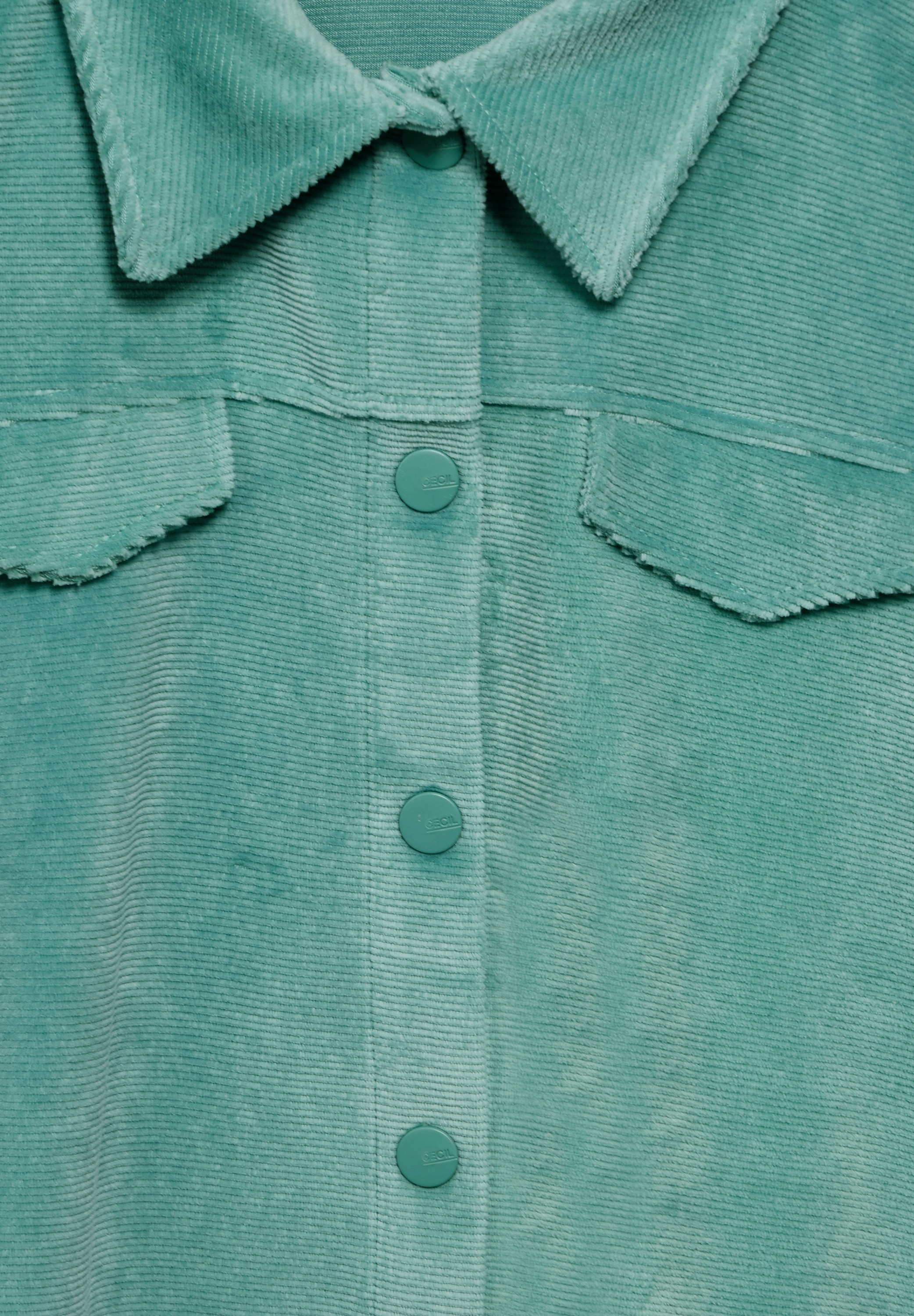 Cecil Cordjacke, ohne Kapuze, mit Knopfleiste