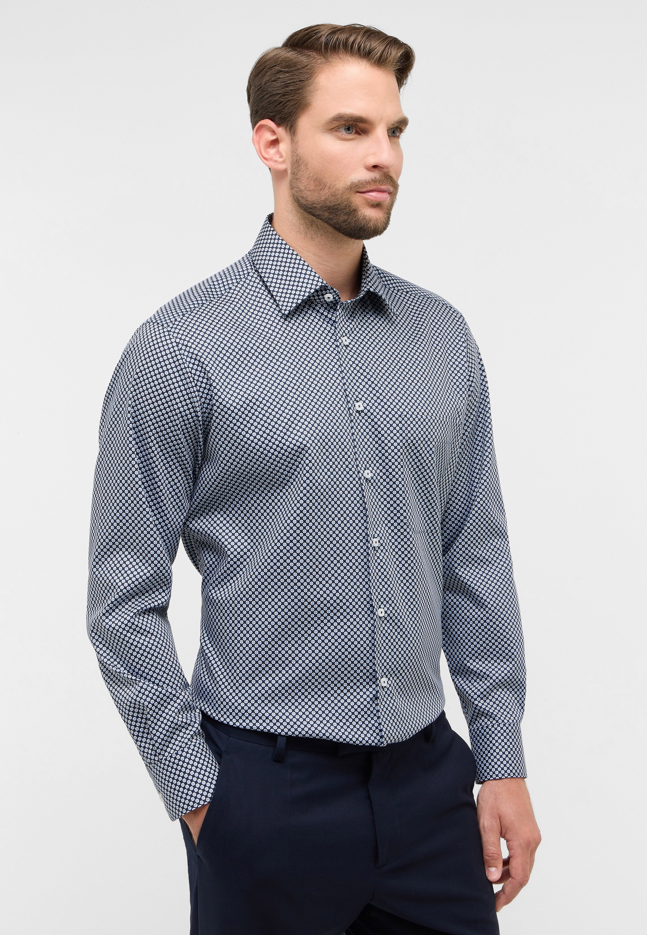 Eterna Langarmhemd "COMFORT FIT" NON IRON (bügelfrei) günstig online kaufen