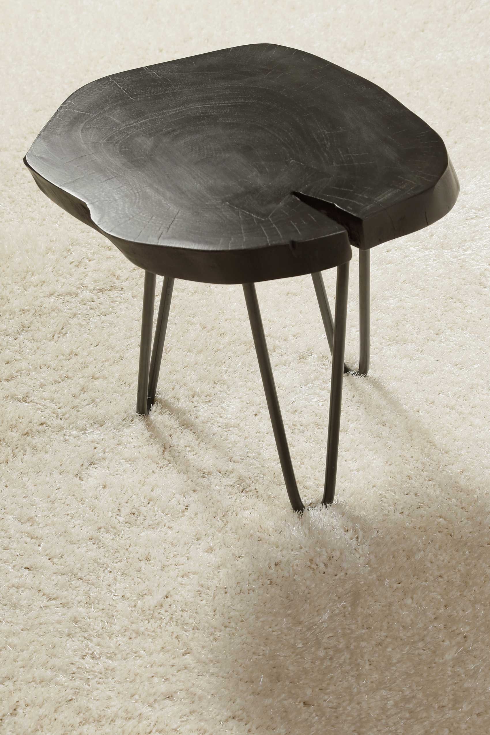 Homie Living Teppich »Flavio«, rund, 30 mm Höhe, Hochflor, gewebt, weich, uni, Wohnzimmer, Schlafzimmer, waschbar