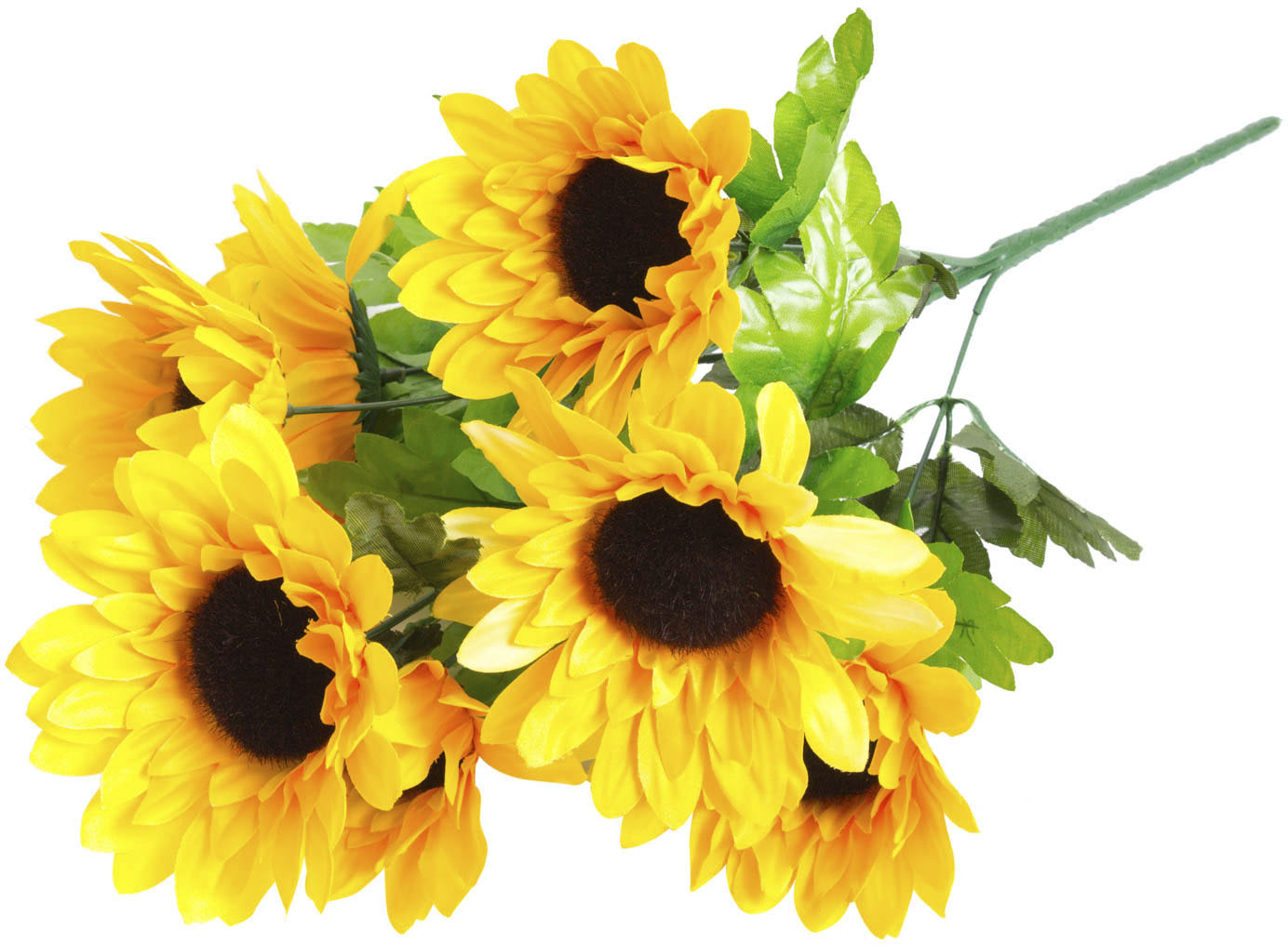 Botanic-Haus Kunstblume „Sonnenblumenbusch“ gelb Rabatt: 38 %