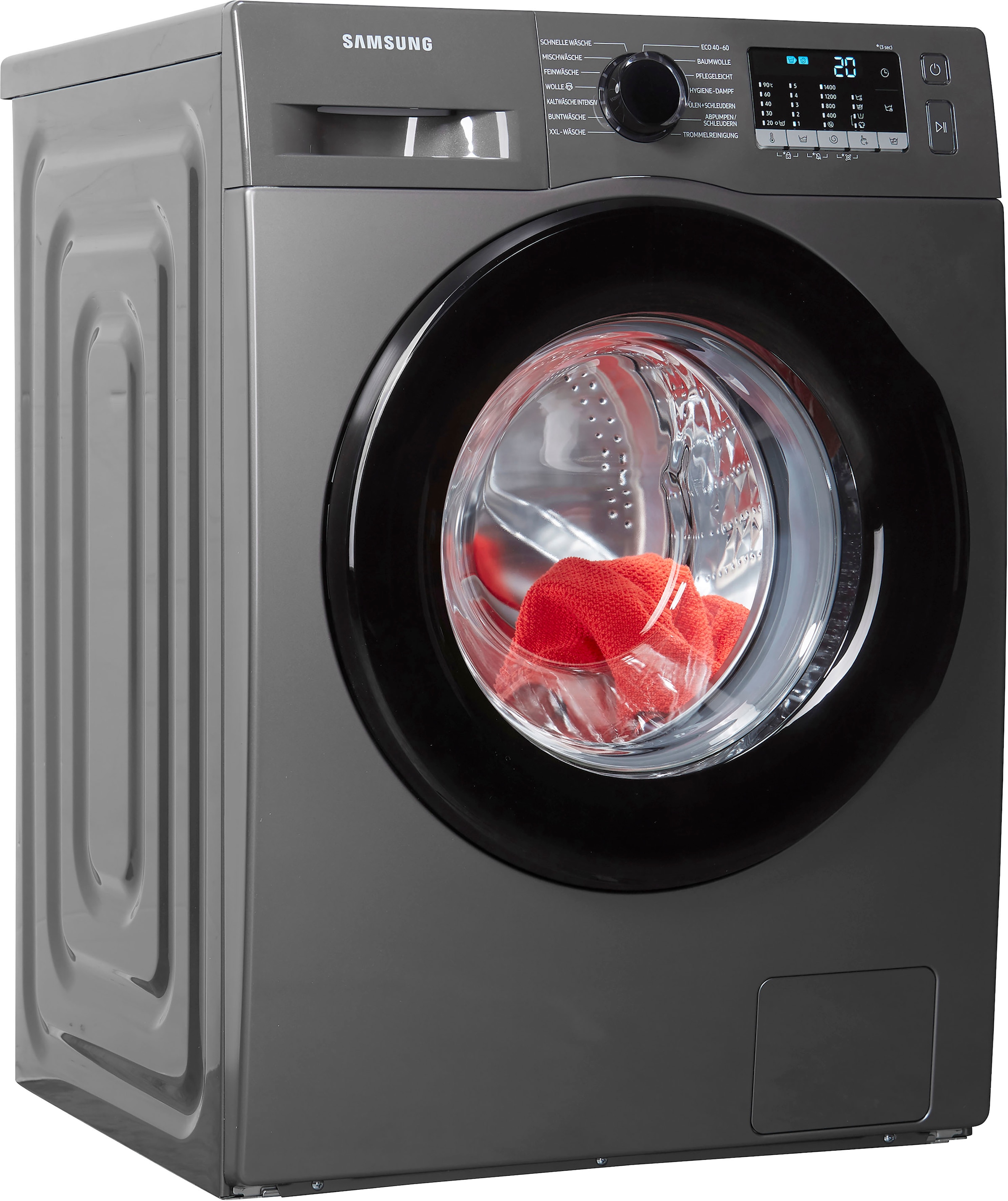 Samsung Waschmaschine »WW70TA049AX«, WW5000T INOX, WW70TA049AX, 7 kg, 1400 U /min, FleckenIntensiv-Funktion auf Raten | BAUR