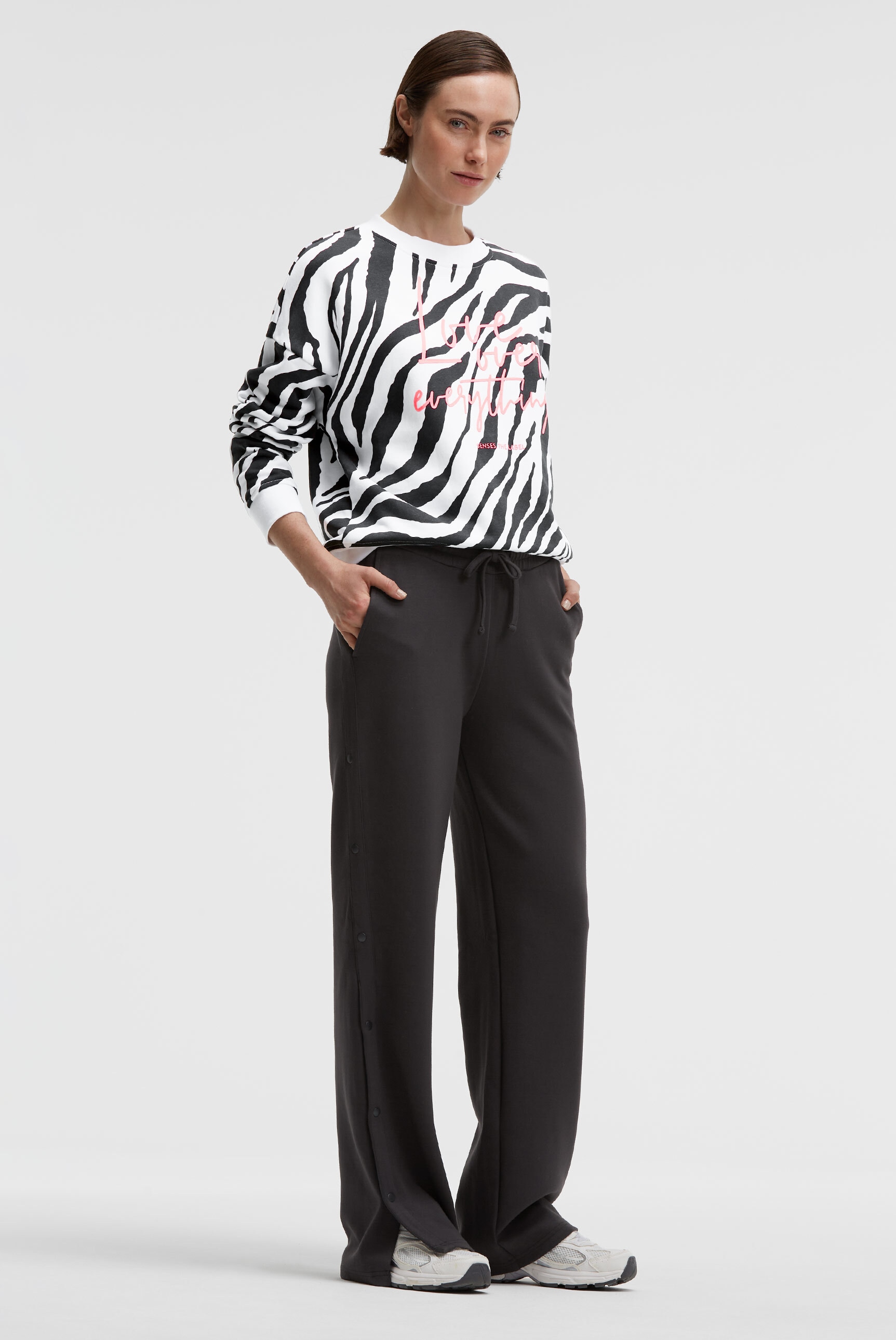 SENSES.THE LABEL Stoffhose mit Elastikbund & seitlichen Taschen günstig online kaufen