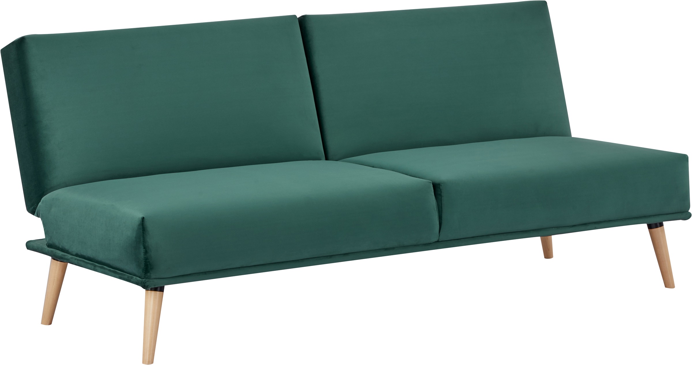 INOSIGN Schlafsofa »TRIPTON, 181 cm, klappbarer 3-Sitzer mit Schlaffunktion,«, verstellbarer geteilter Rücken