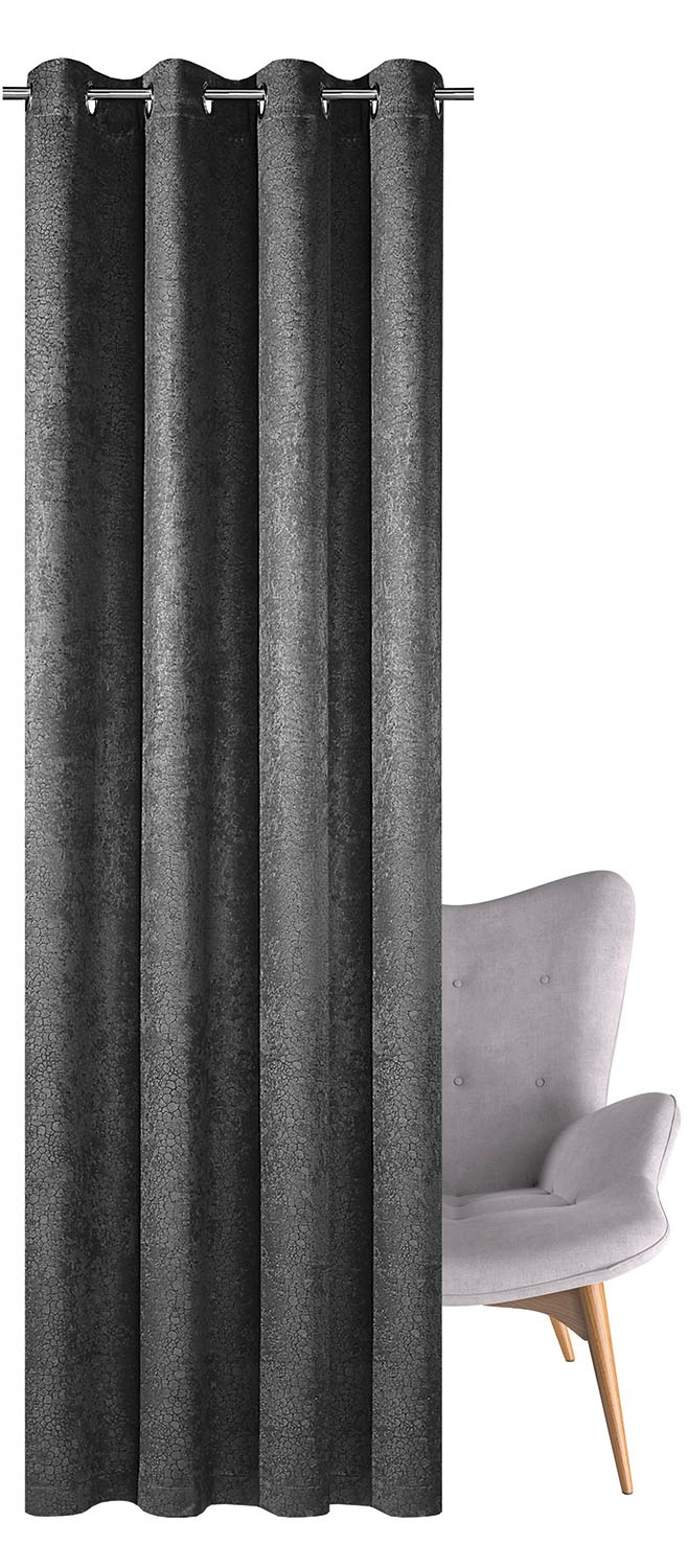 Gerster Vorhang "Lavina" Ösen 1 Stk. tlg. Blickdichter Ösenschal "Lavina" günstig online kaufen