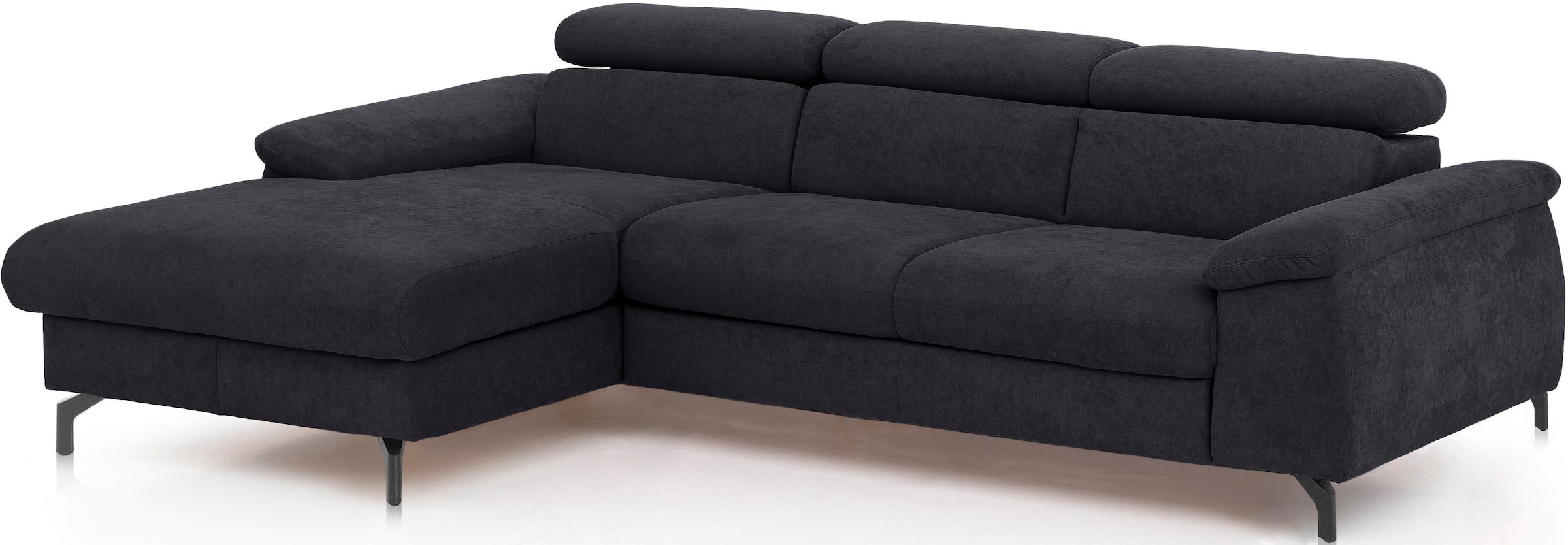 COTTA Ecksofa "Kitty L-Form, B: 242 cm" mit Kopfteilverstellung, optional Schlaffunktion & Bettkasten
