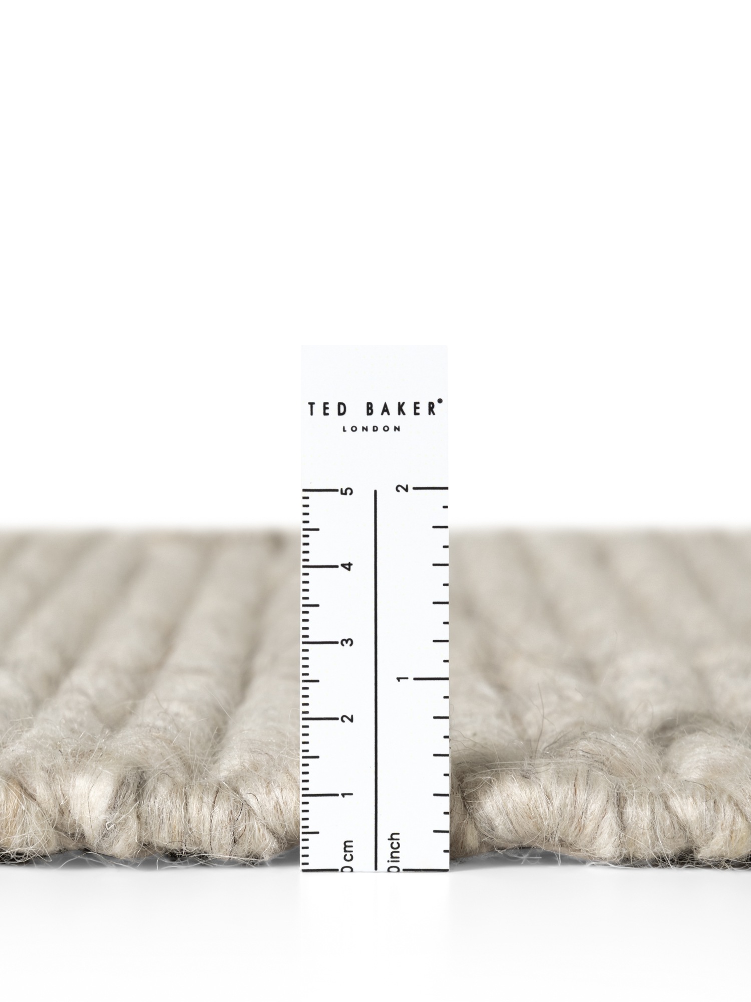 Ted Baker Wollteppich »Parker« rechteckig 7 mm Höhe Wolle, Natur, Handgewebt, Wohnzimmer, Schlafzimmer, Boho, Skandi