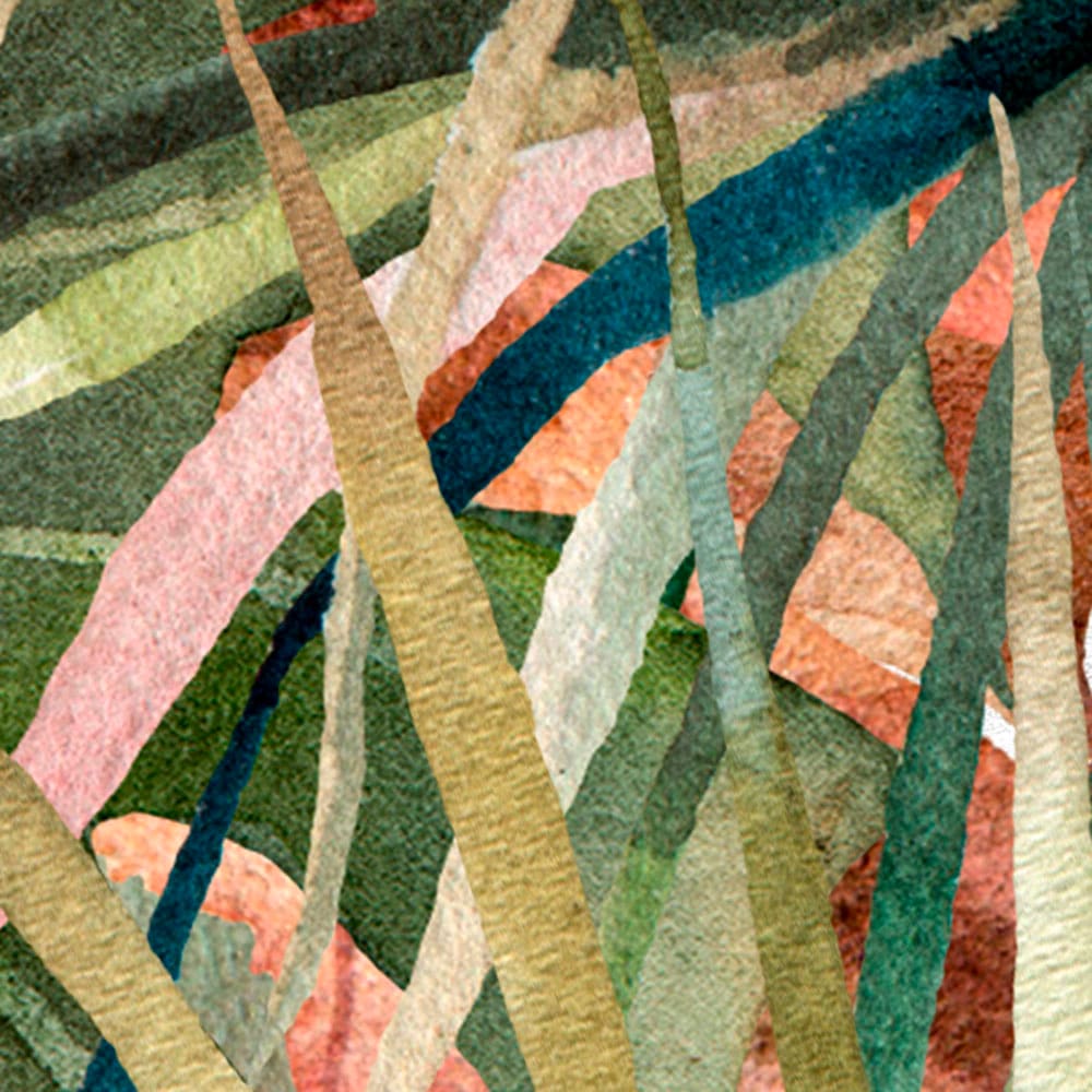 Komar Fototapete »Digitaldruck Vlies - Tropical Palace - Größe 300 x 250 cm«, bedruckt, Wohnzimmer, Schlafzimmer