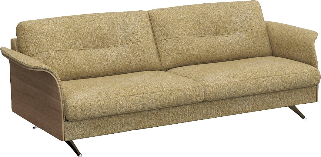 FLEXLUX 3-Sitzer »Glow, super bequem durch hochwertigem Sitzaufbau mit Federkern«, Modernes skandinavisches Design