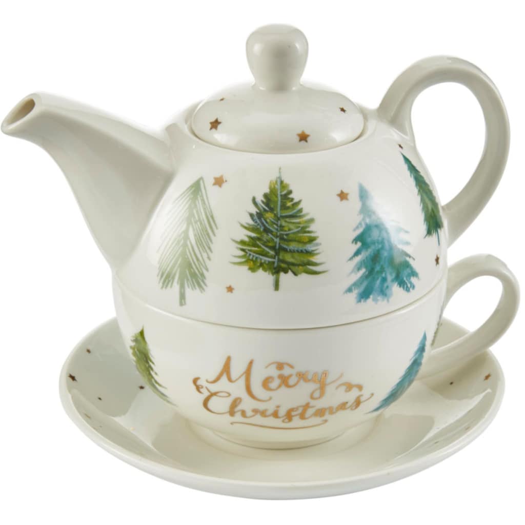 Schneider Teekanne »Scandi«, handbemalt, mit Weihnachtsmotiv