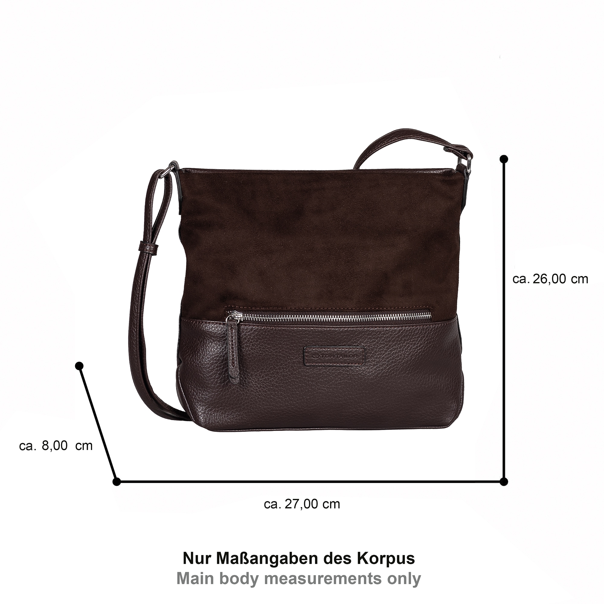 TOM TAILOR Umhängetasche »Gia« Damen Schultertasche, in sehr weicher Haptik