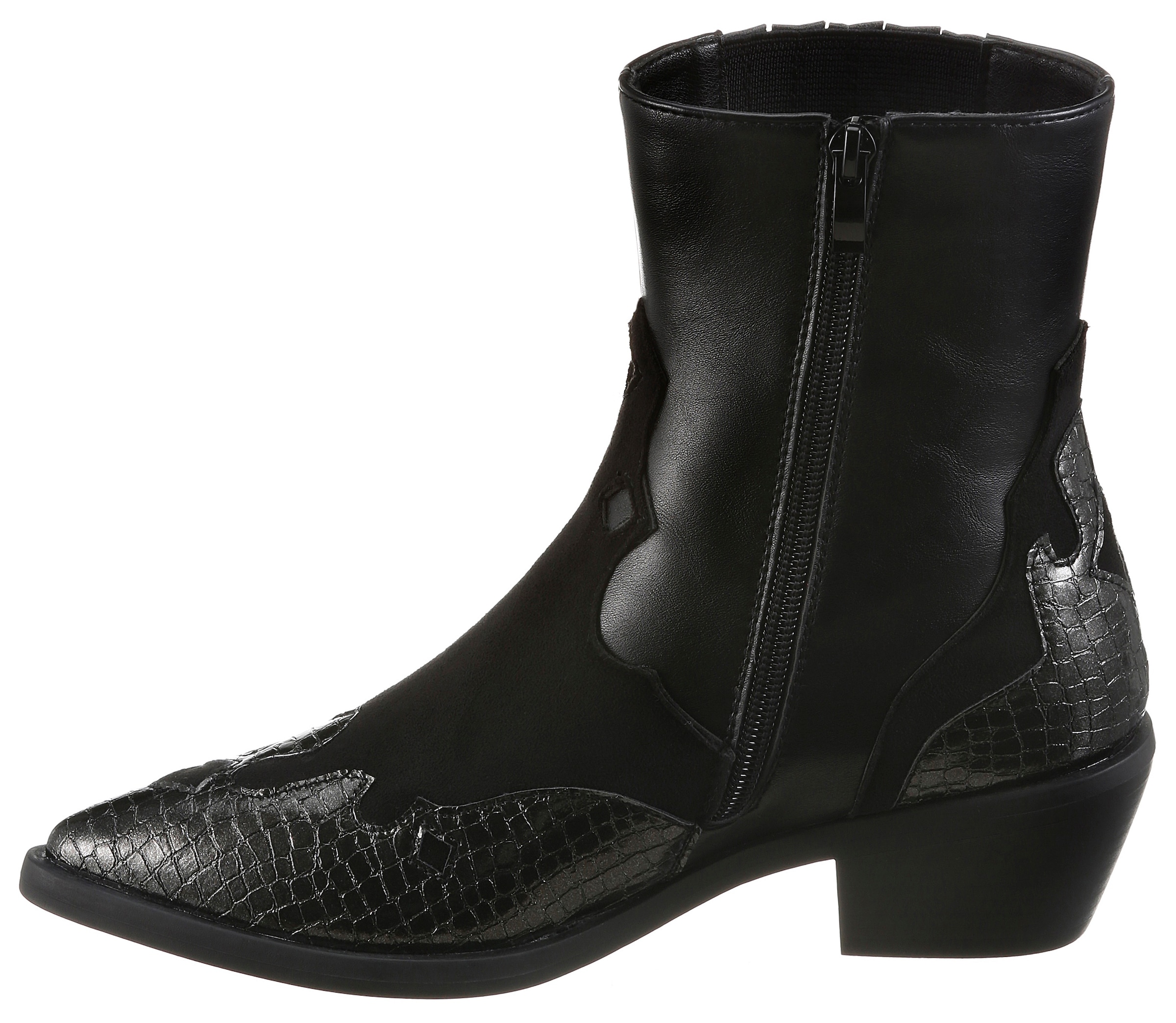 Aniston SHOES Westernstiefelette  Cowboystiefelette mit Stretch - NEUE KOLLEKTION